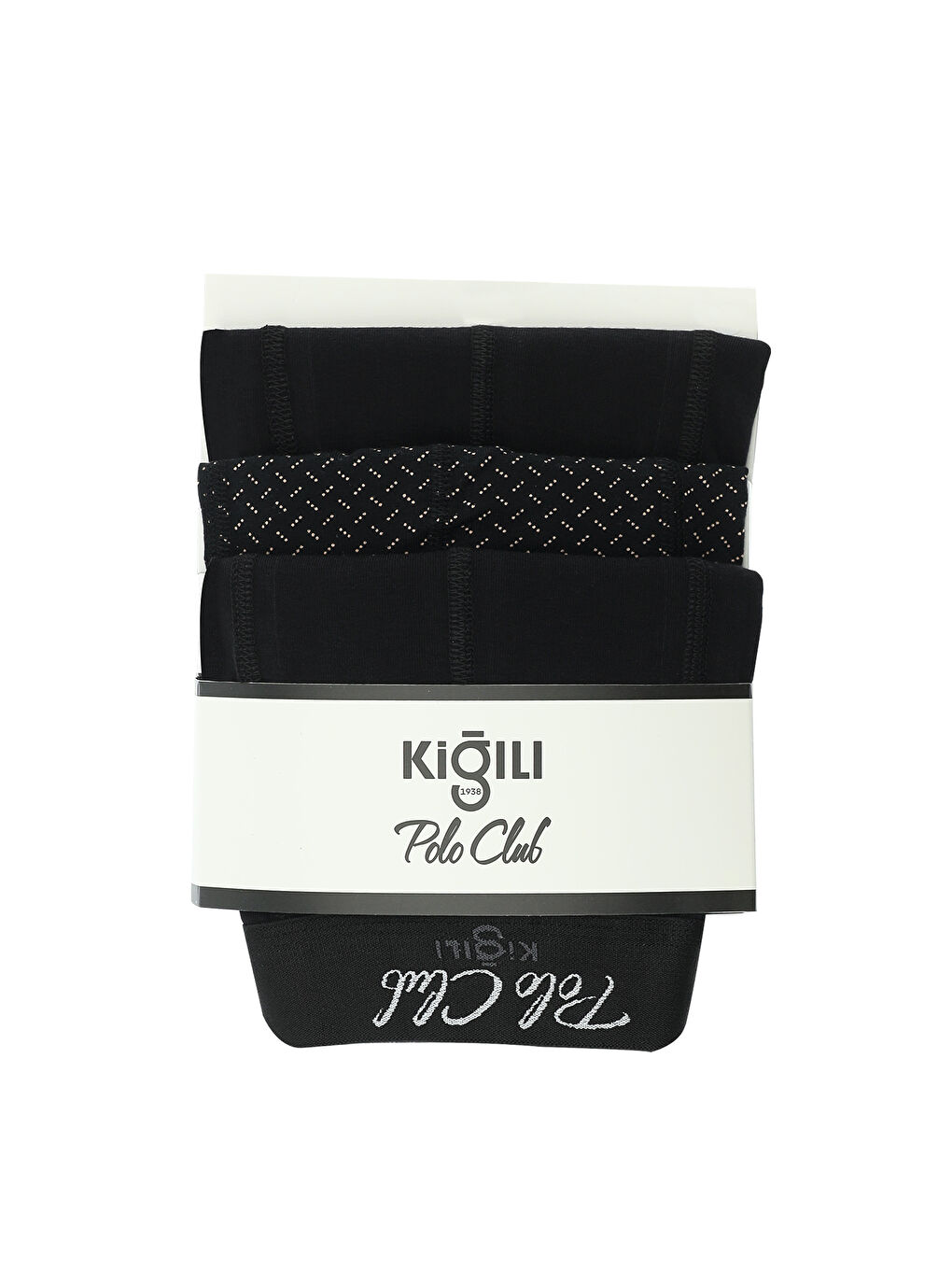 Siyah 3'lü Pamuklu Büyük Beden Boxer Seti