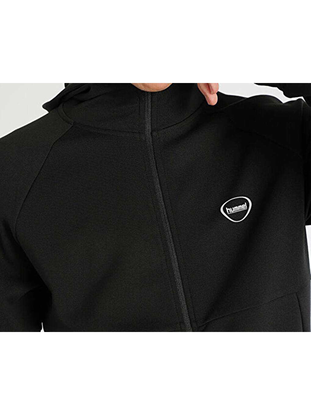 Inter Zip Hoodie Erkek Günlük Fermuarlı Sweatshirt 921257-2001 Siyah-2