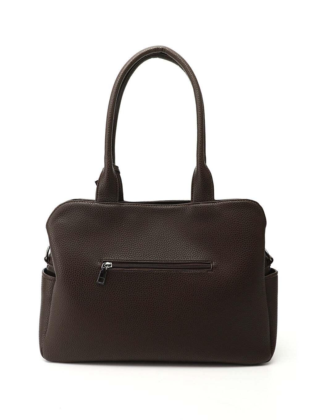 Kahverengi Kadın TÜTÜN KAHVE Uzun Askılı El ve Omuz Çantası-3