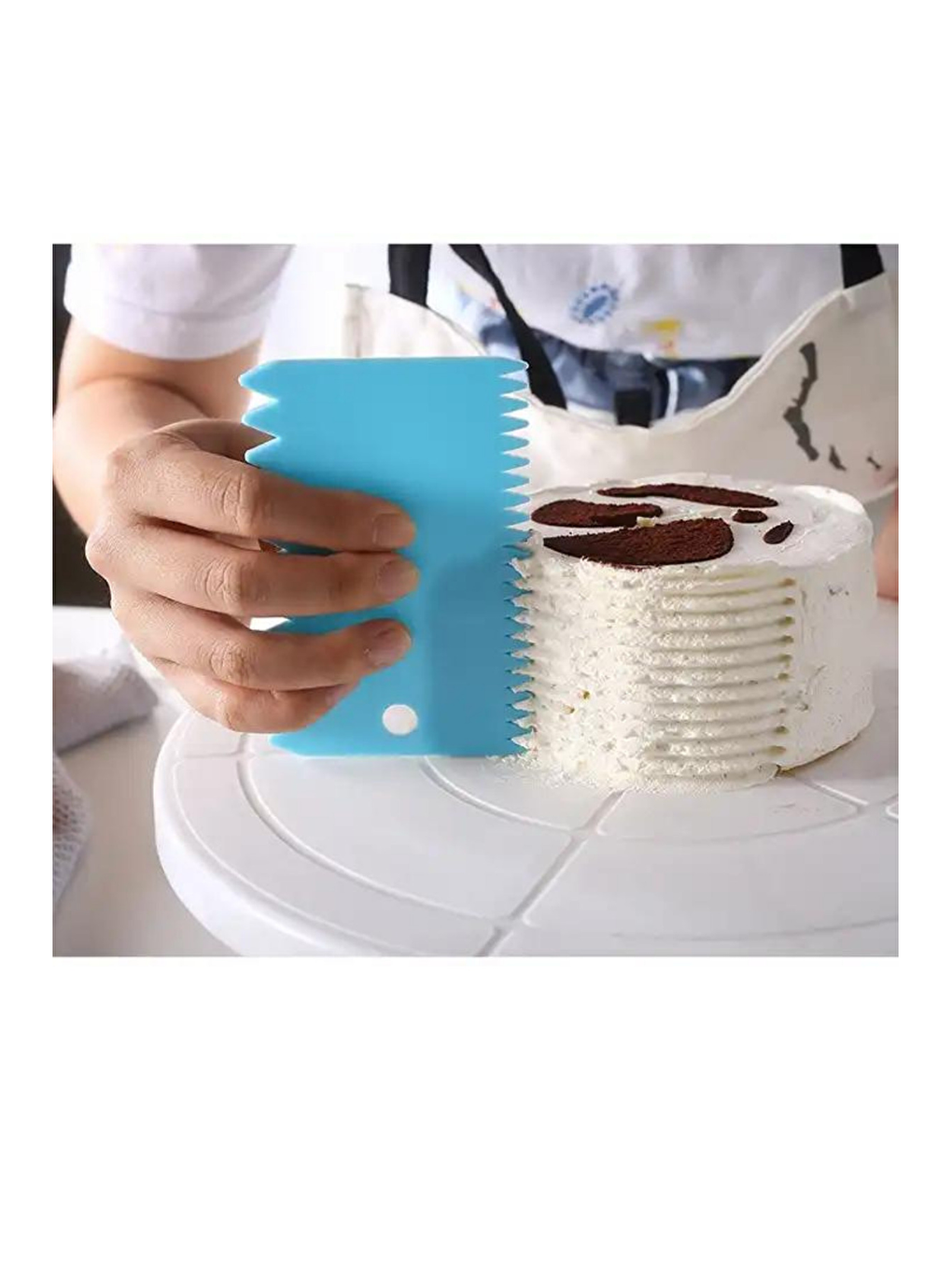 Karışık 45x65 cm Silikon Hamur Açma Matı Çelik Un Eleği ve Hamur Şekillendirme Seti 3’lü-1