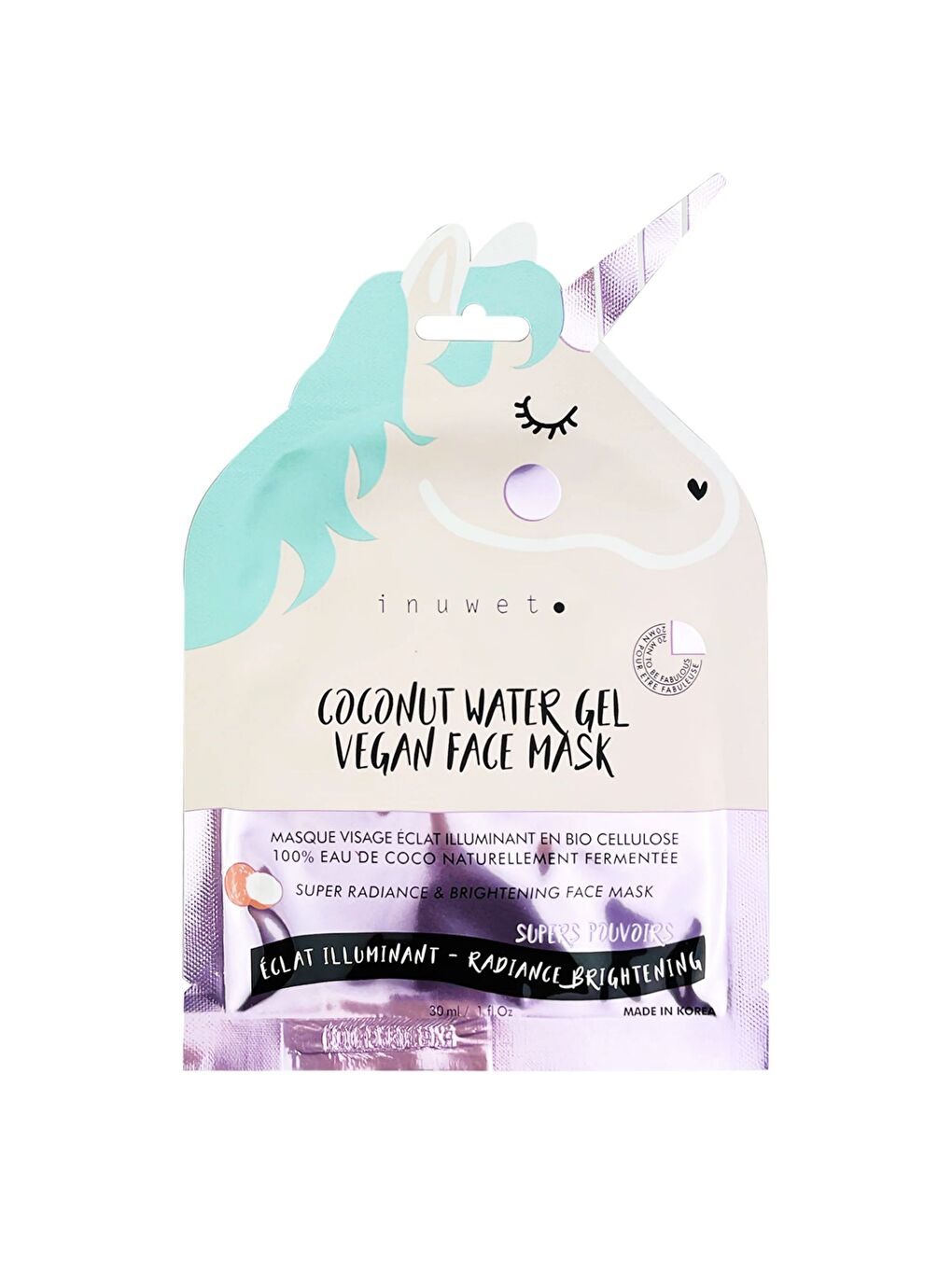 Aydınlatıcı Bioselüloz Yüz Maskesi