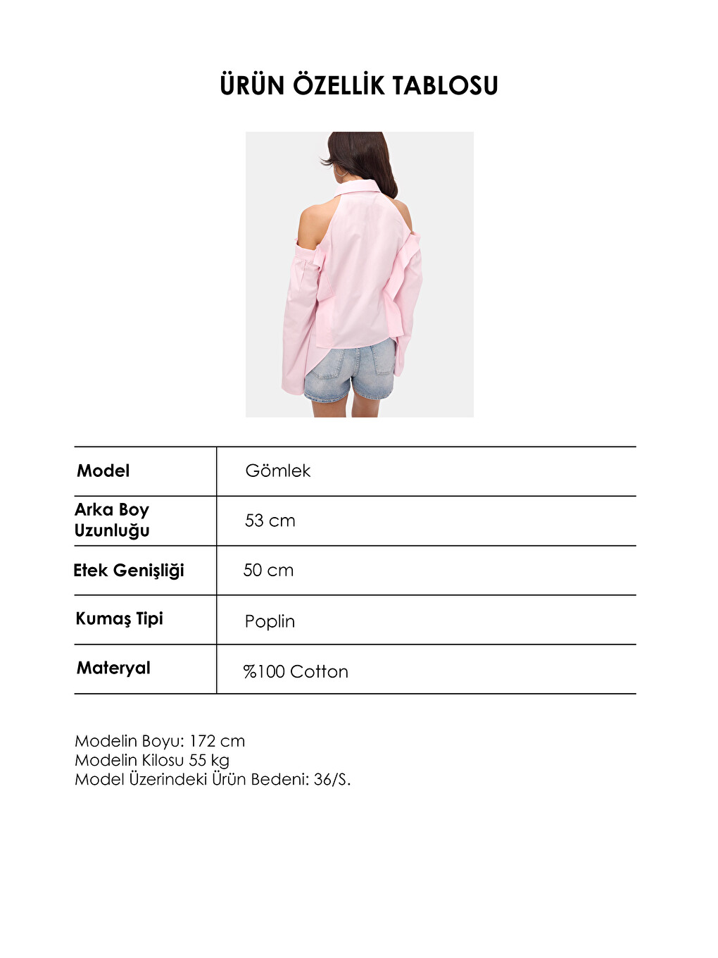 Kadın Pembe Oversize Kravatlı Özel Tasarım Gömlek-5