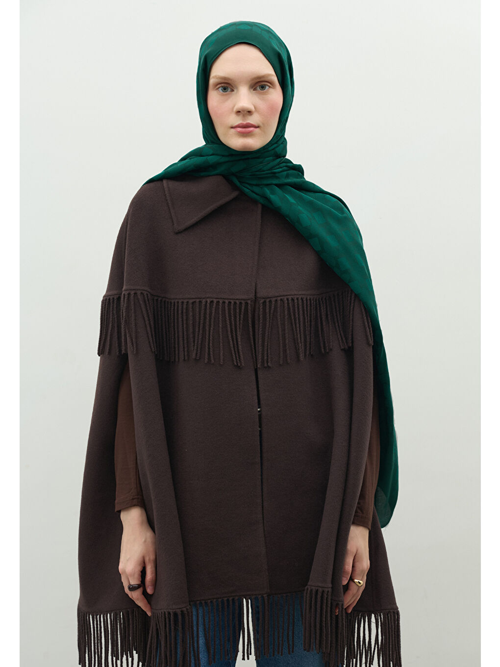 Petrol OSLO PAMUK FLOŞ JAKARLI ŞAL PETROL-3