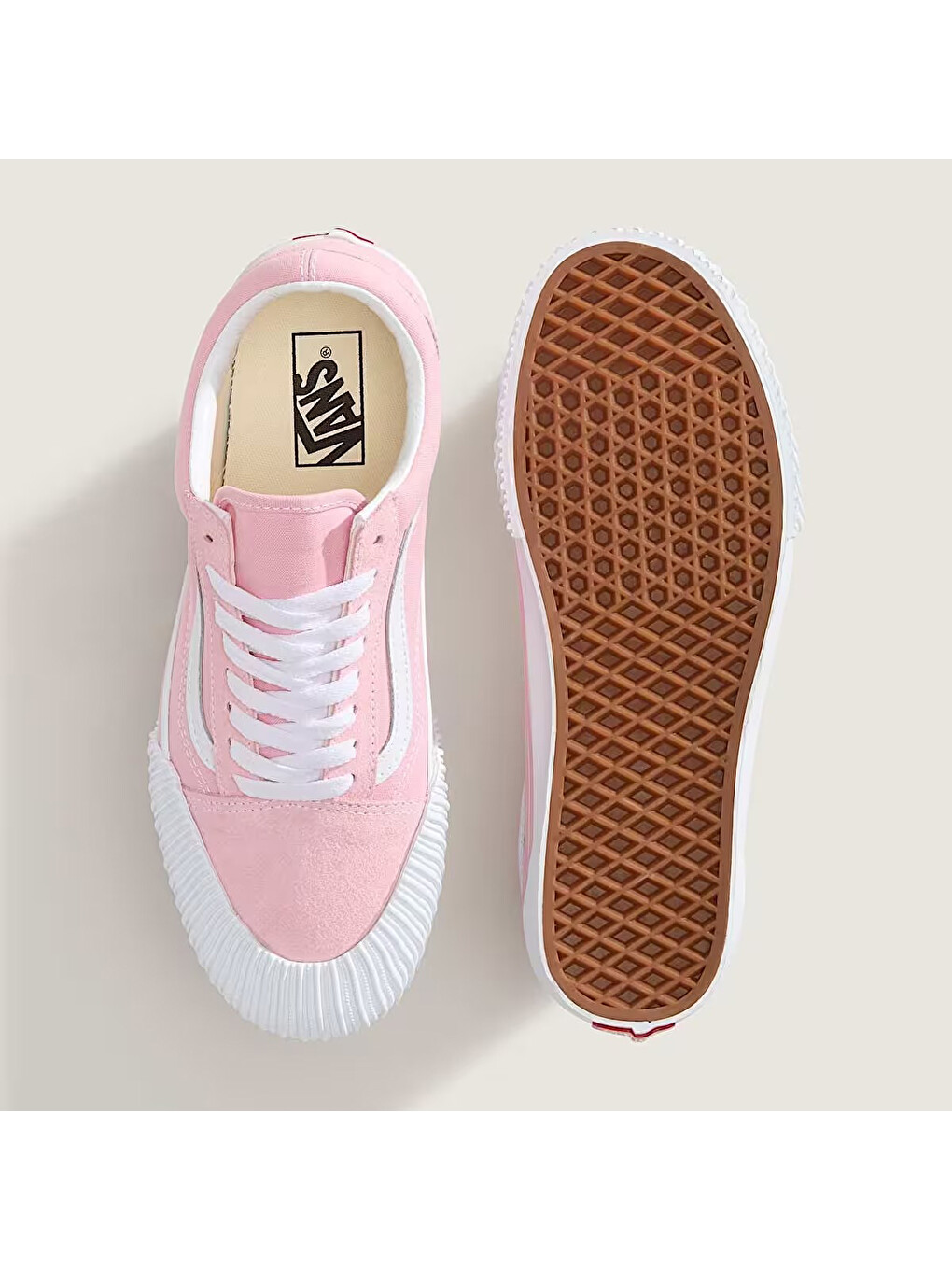 Old Skool Kadın Pembe Sneaker-4