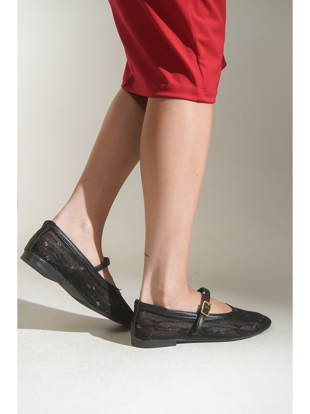 Siyah Rebeka Kadın Babet-7