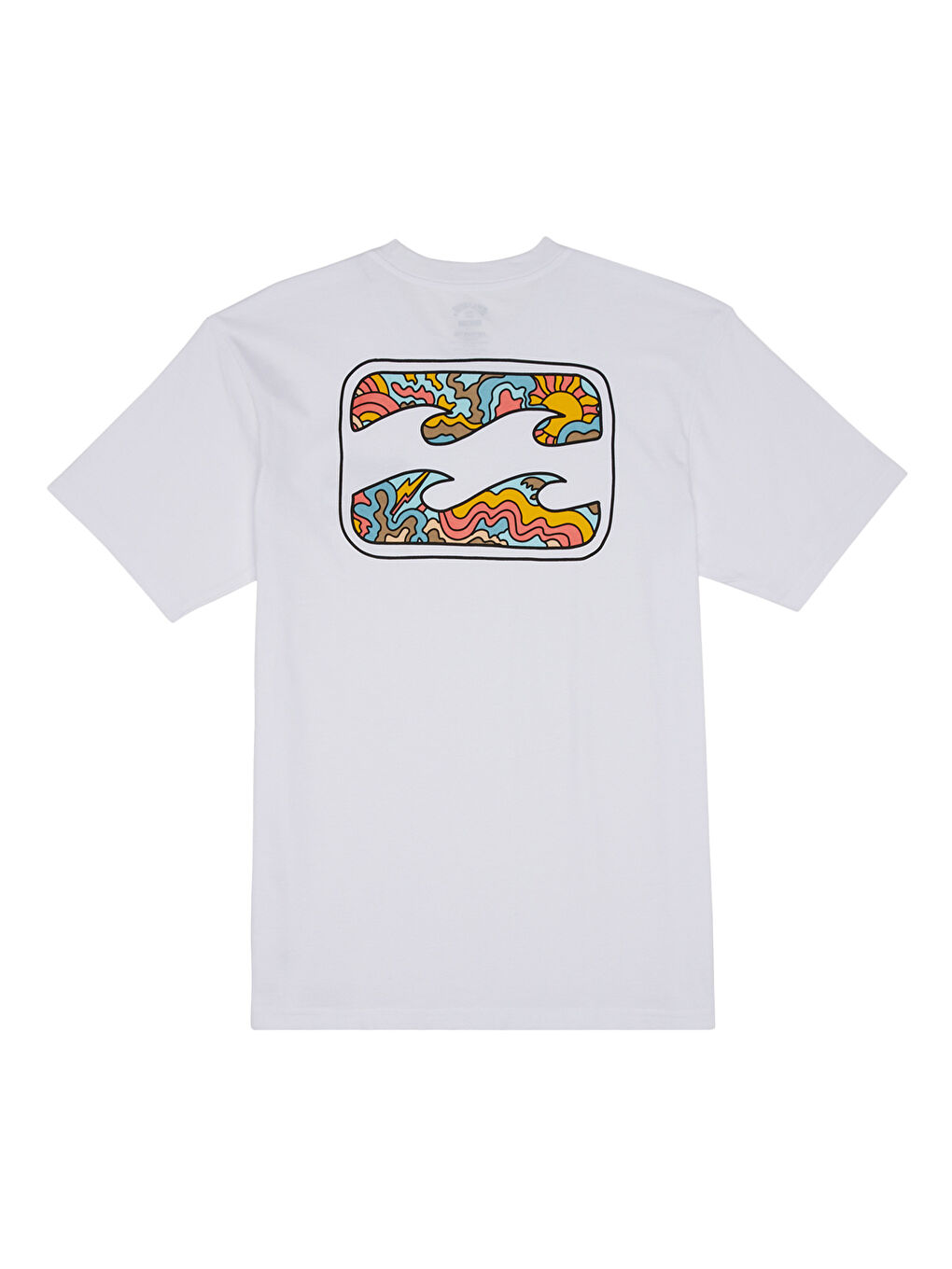 Crayon Wave Tees Erkek Beyaz Tişört-6
