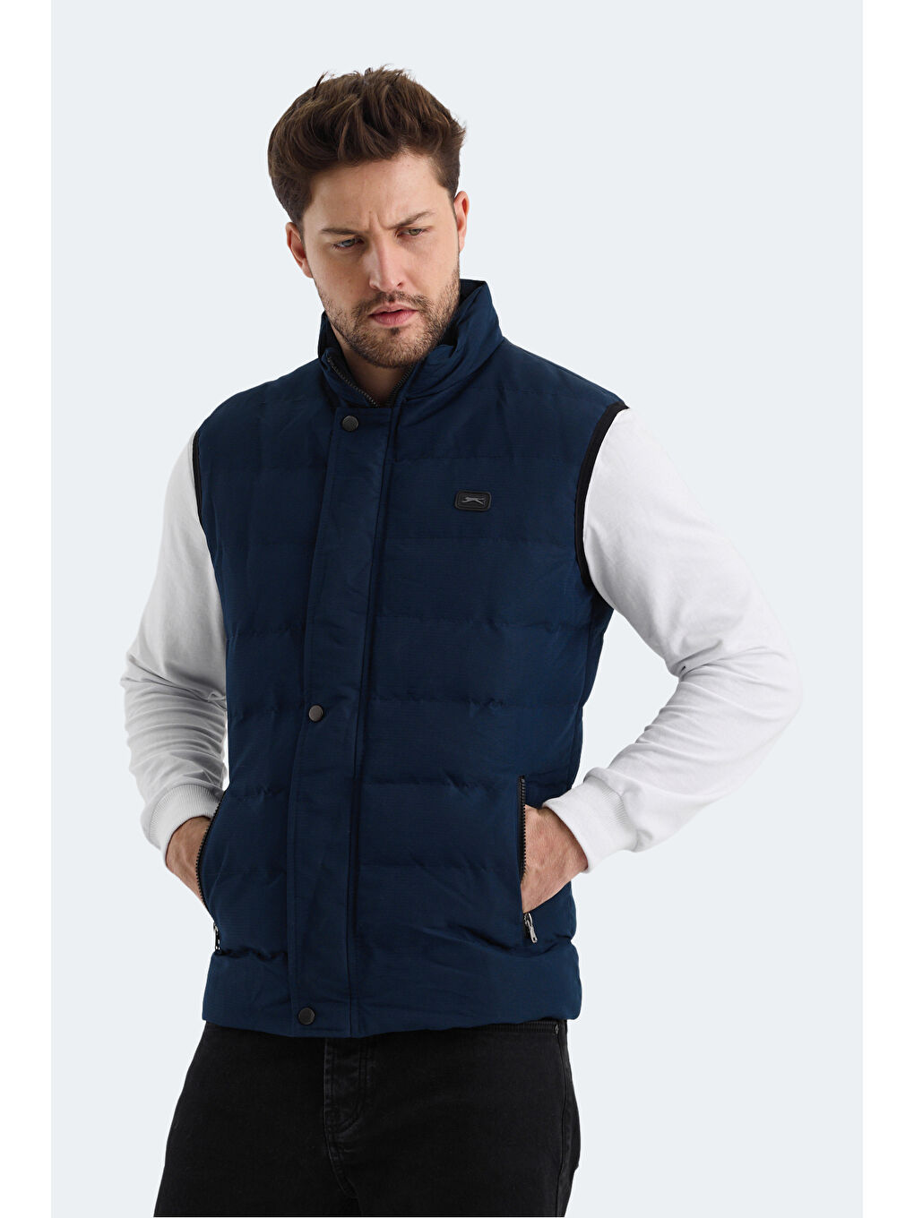 SLİMFİT ZULA IN Erkek Yelek Petrol-3