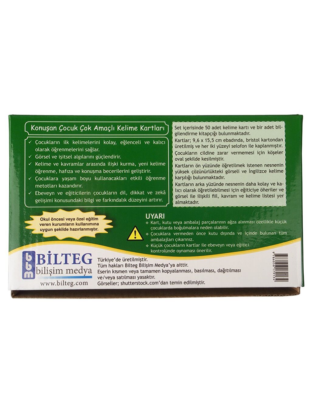 Konuşan Çocuk Çok Amaçlı Kelime Kartları Set 3-1