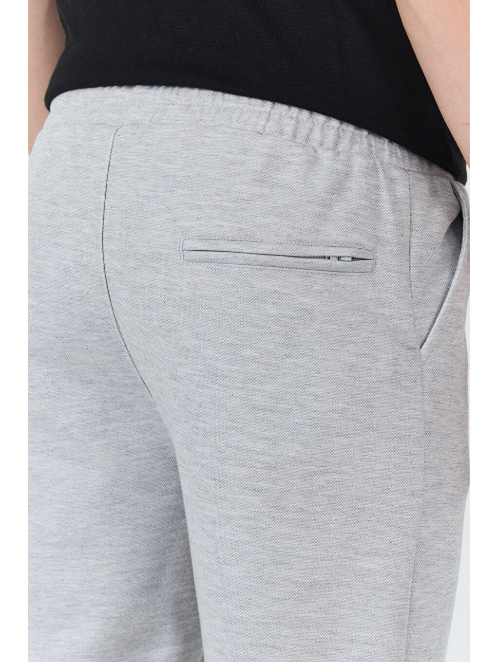 Beyaz Erkek Jogger Pantolon Rahat Kalıp Spor Günlük Jogger Pantolon 3520-3