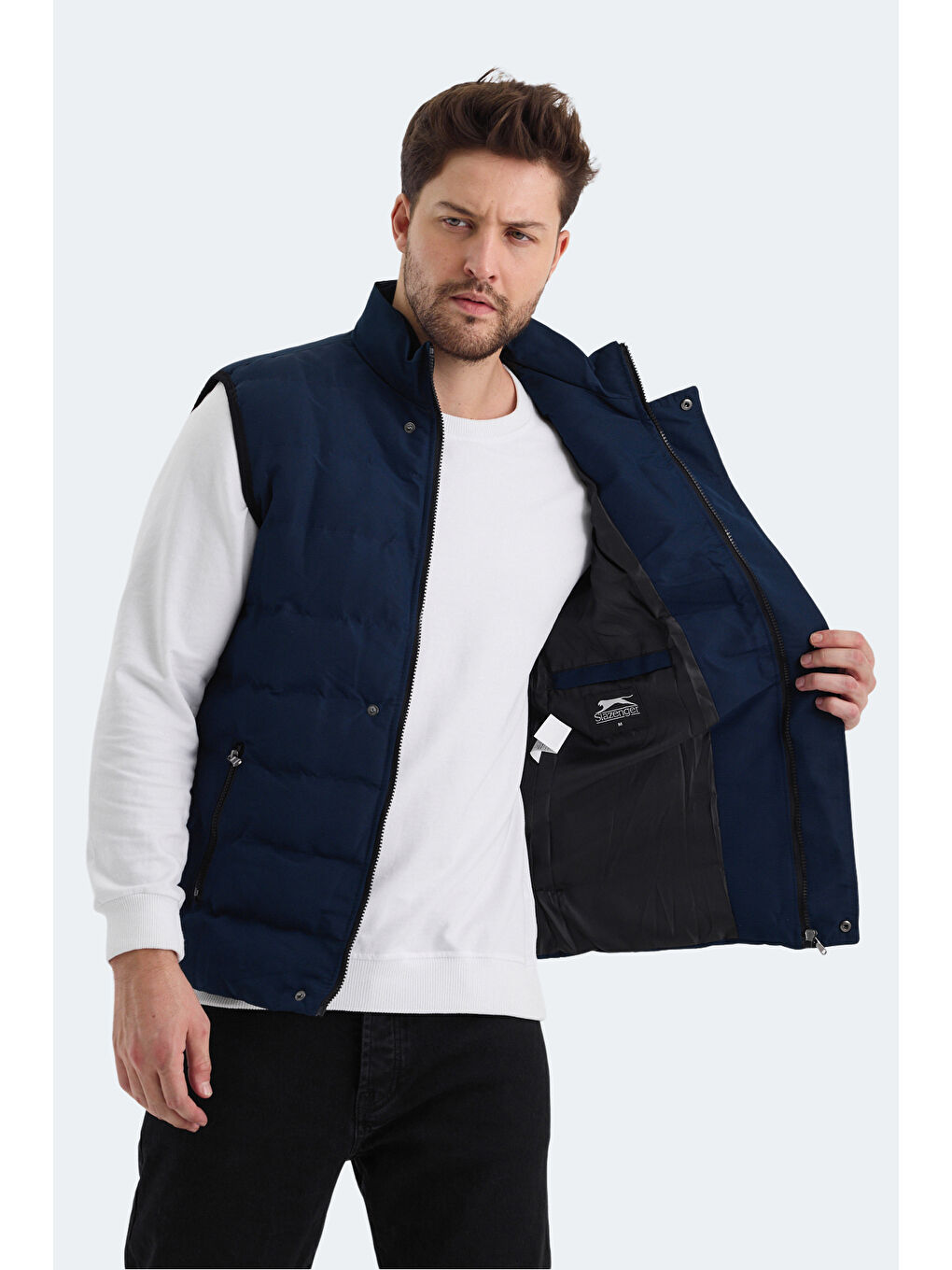 SLİMFİT ZULA IN Erkek Yelek Petrol-5