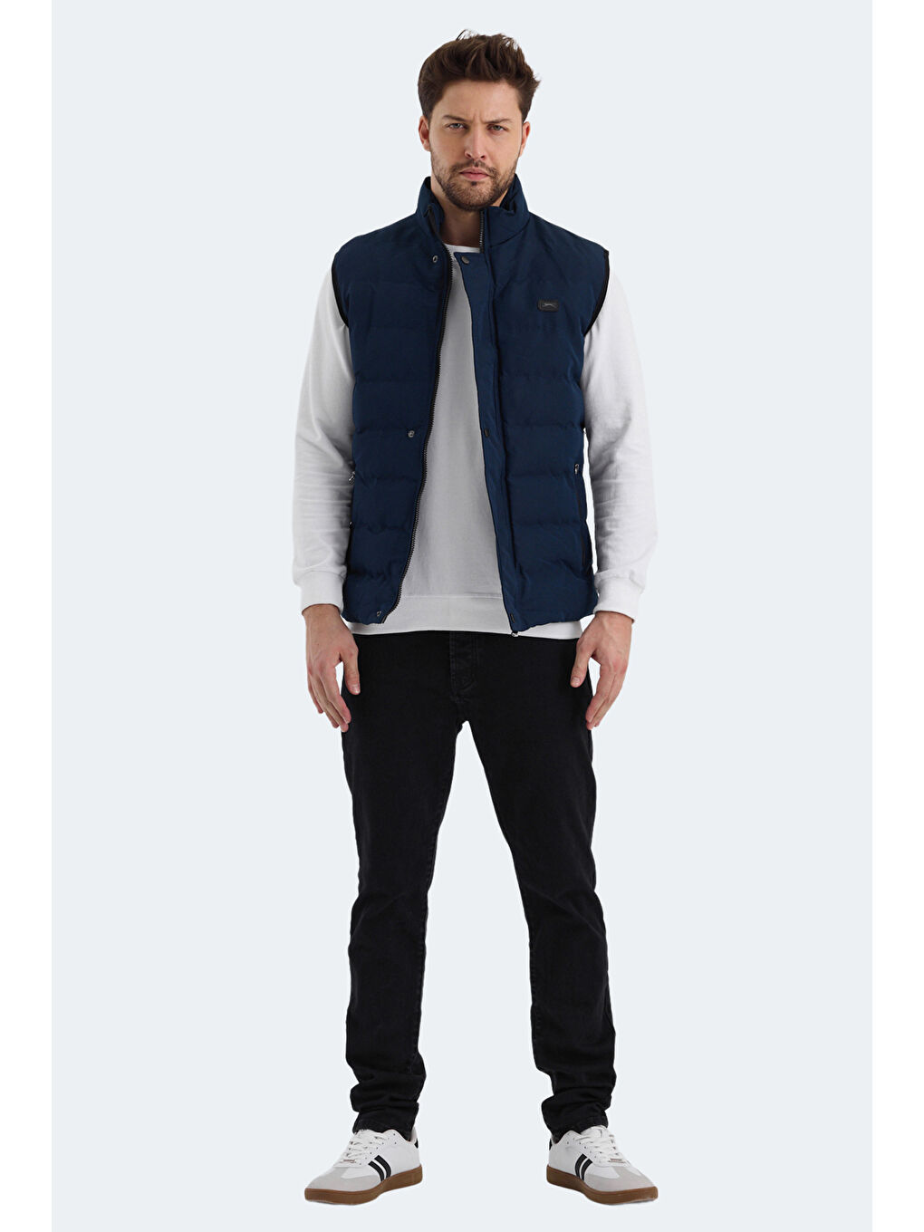 SLİMFİT ZULA IN Erkek Yelek Petrol-6