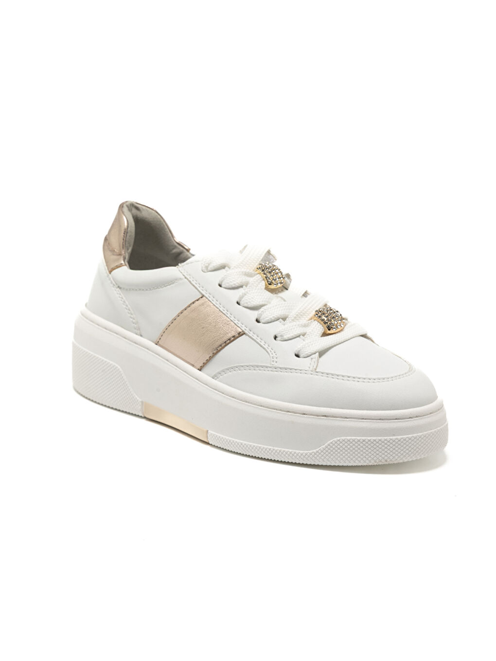 Beyaz Kadın Spor Ayakkabı 8P5581CO 5581CO Champagne Bianco-1
