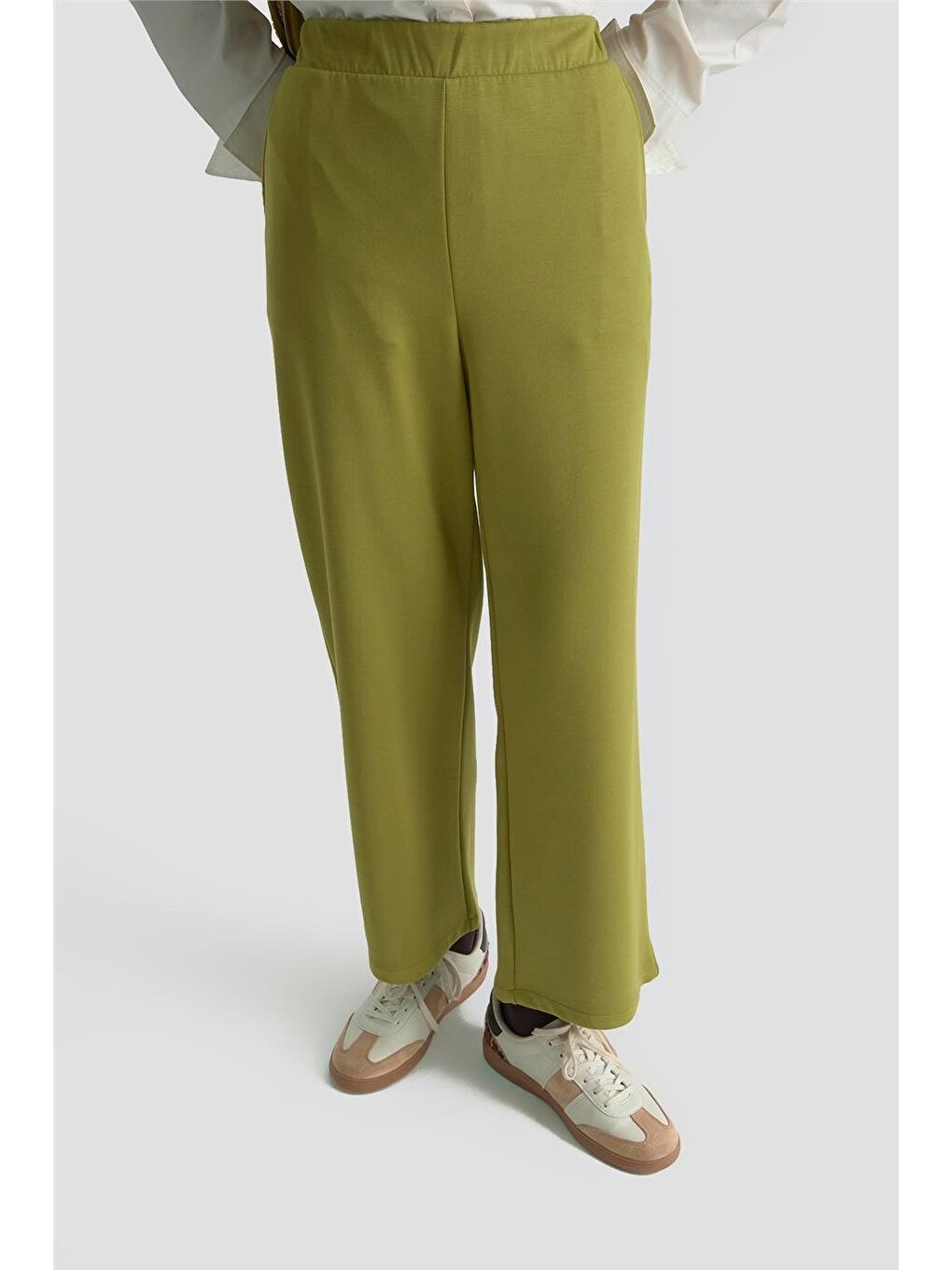 Kapitone Mixli Örme Takım 25Kd1603 Haki-3