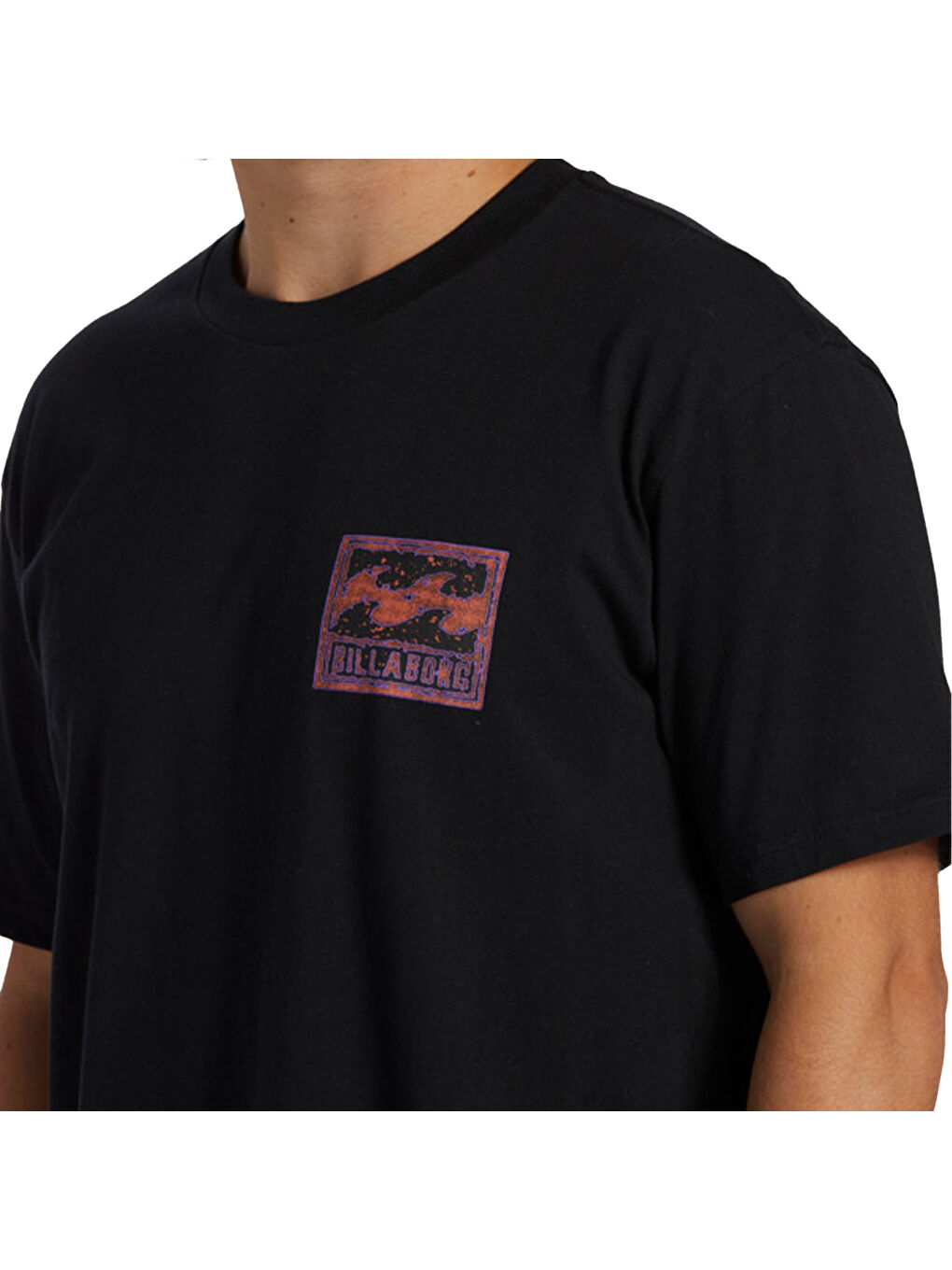 Crayon Wave Tees Erkek Siyah Tişört-4