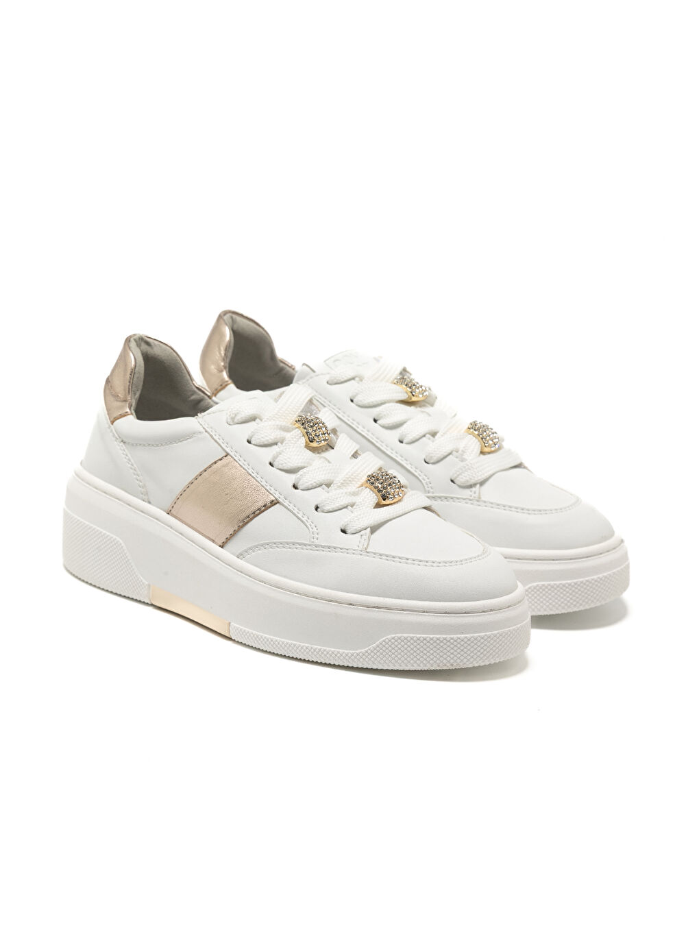 Beyaz Kadın Spor Ayakkabı 8P5581CO 5581CO Champagne Bianco-2