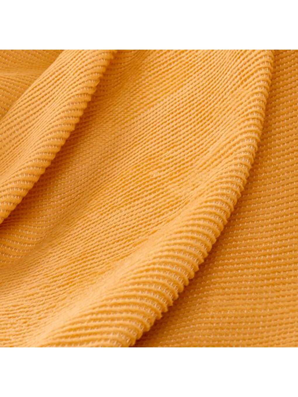 Kahverengi Soft Moza Pamuklu Tv Battaniyesi - Hardal - 130x170 cm-3