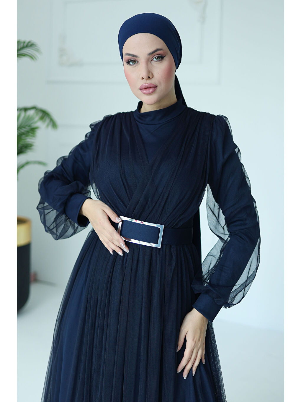 Abiye Elbise Lacivert - 26083-3