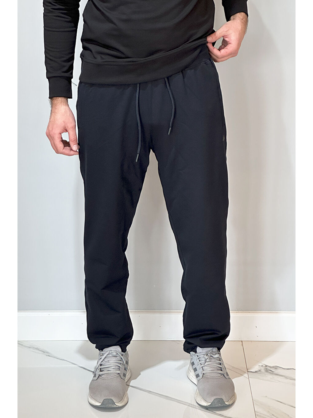 Paçası Düz Beli Lastikli 3 Cepli Erkek Eşofman Altı 24704 Lacivert