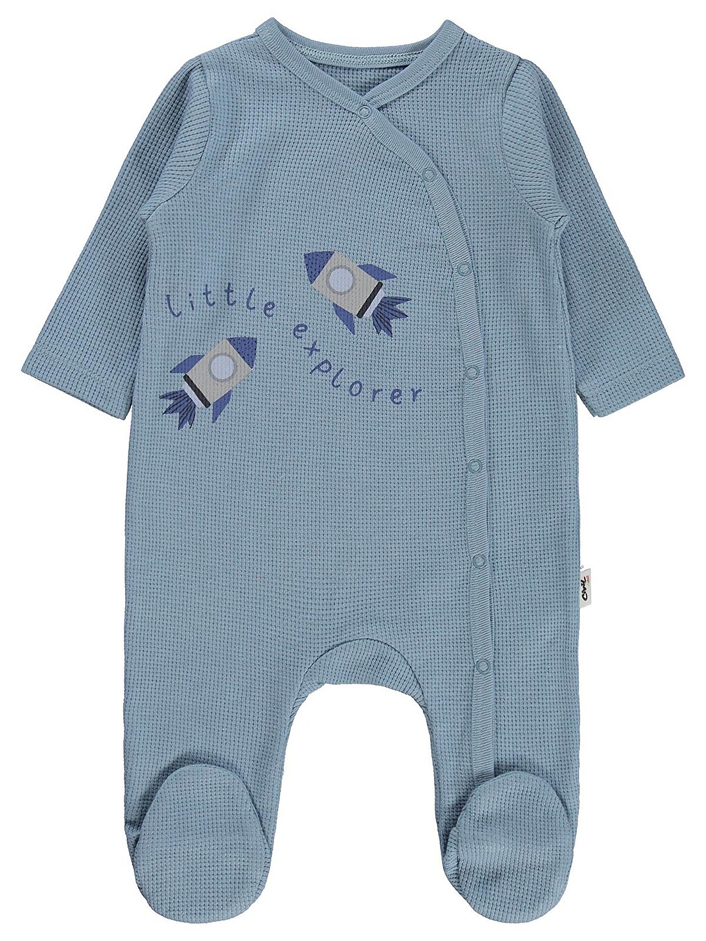 Baby Roketler Baskılı 1-9 AY Tulum - Mavi