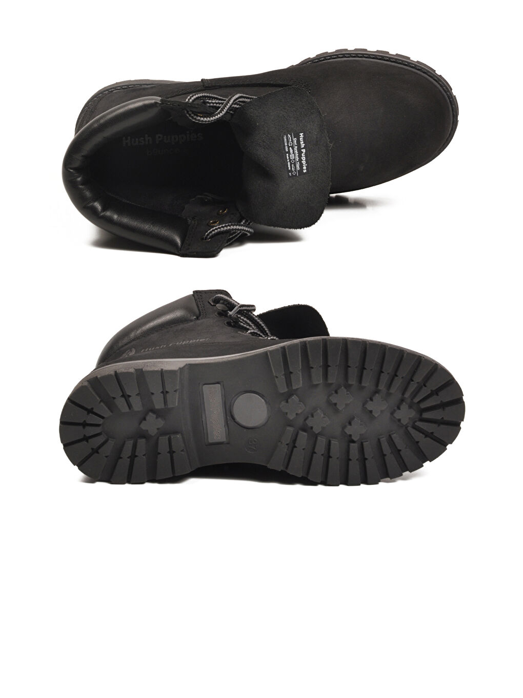 Siyah Nubuk Hakiki Deri Kaymaz Taban Unisex Bot Empresa G-4