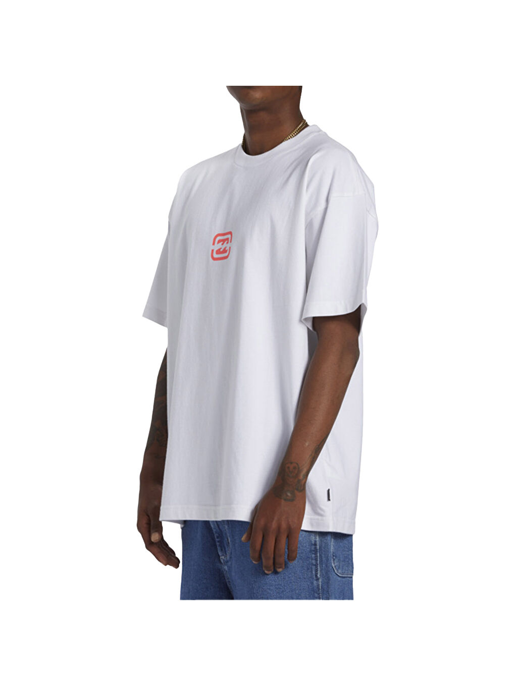 Bracket Wave Tees Erkek Beyaz Tişört-2