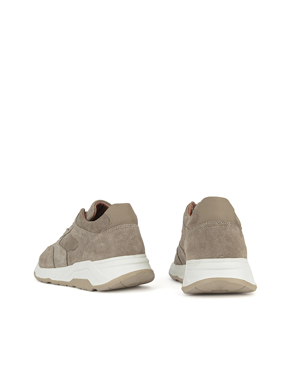 Bej Erkek Hakiki Deri Sneaker 1631026z10402 Kum-2