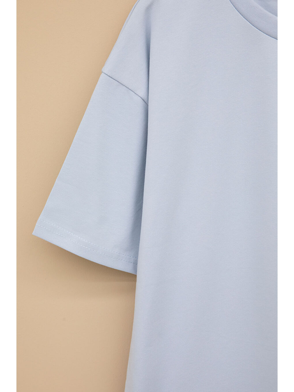 Mavi Skateboard Baskılı Cepli Erkek Çocuk Bisiklet Yaka Tişört 20911-2