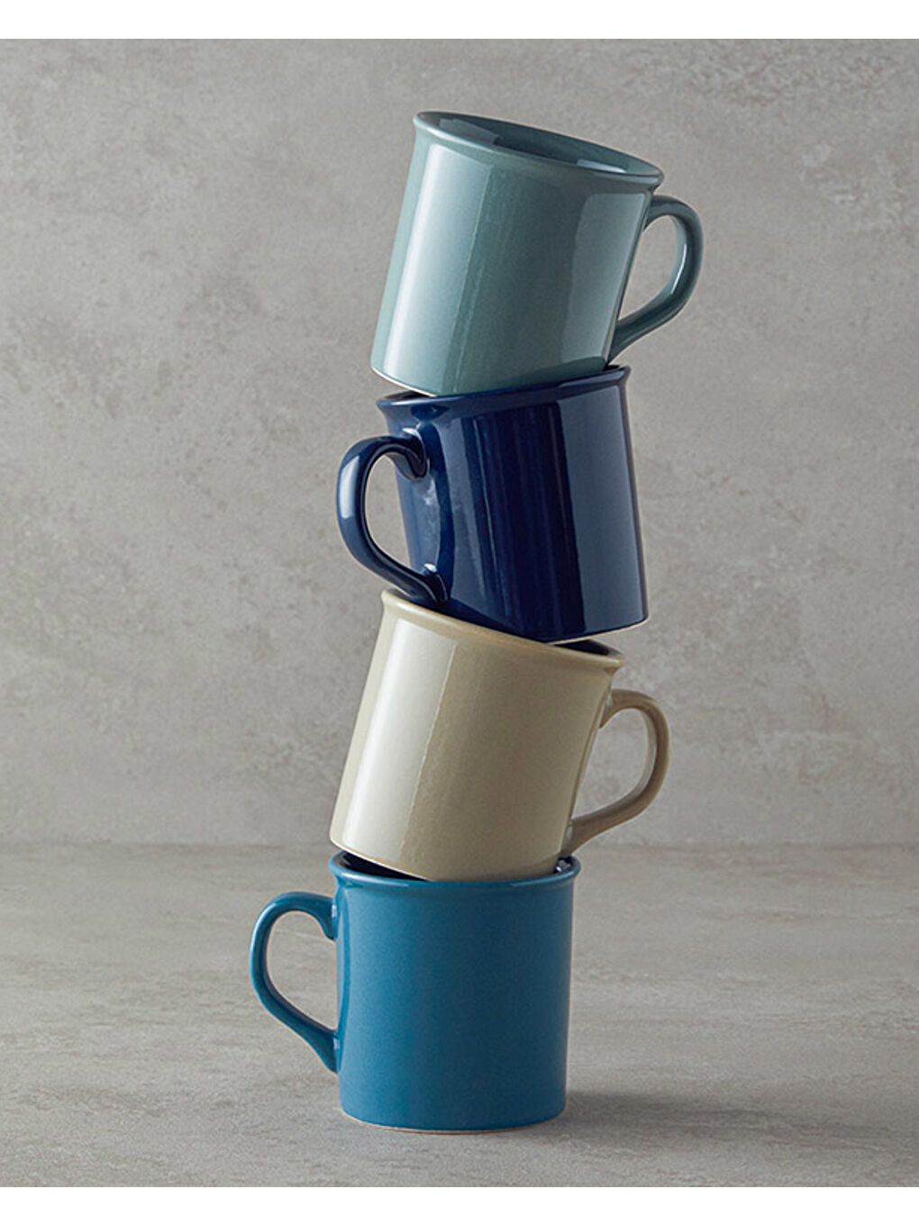 Simple Seramik Kupa 270 ml Yeşil-3