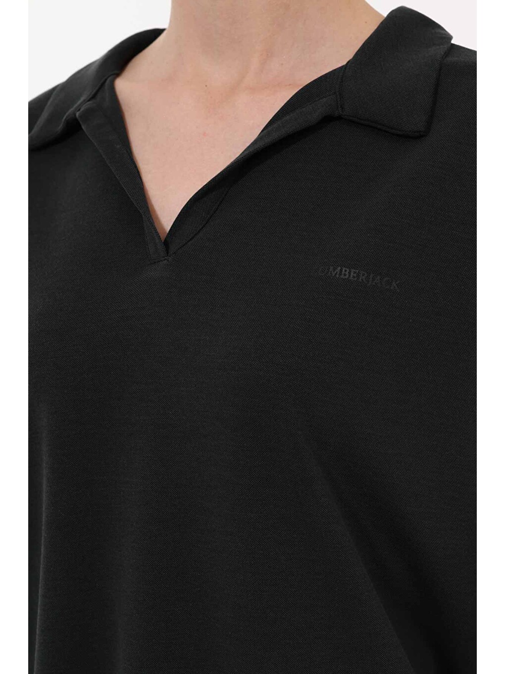 WB 12RAIN Siyah Kadın Kısa Kol T-Shirt-3