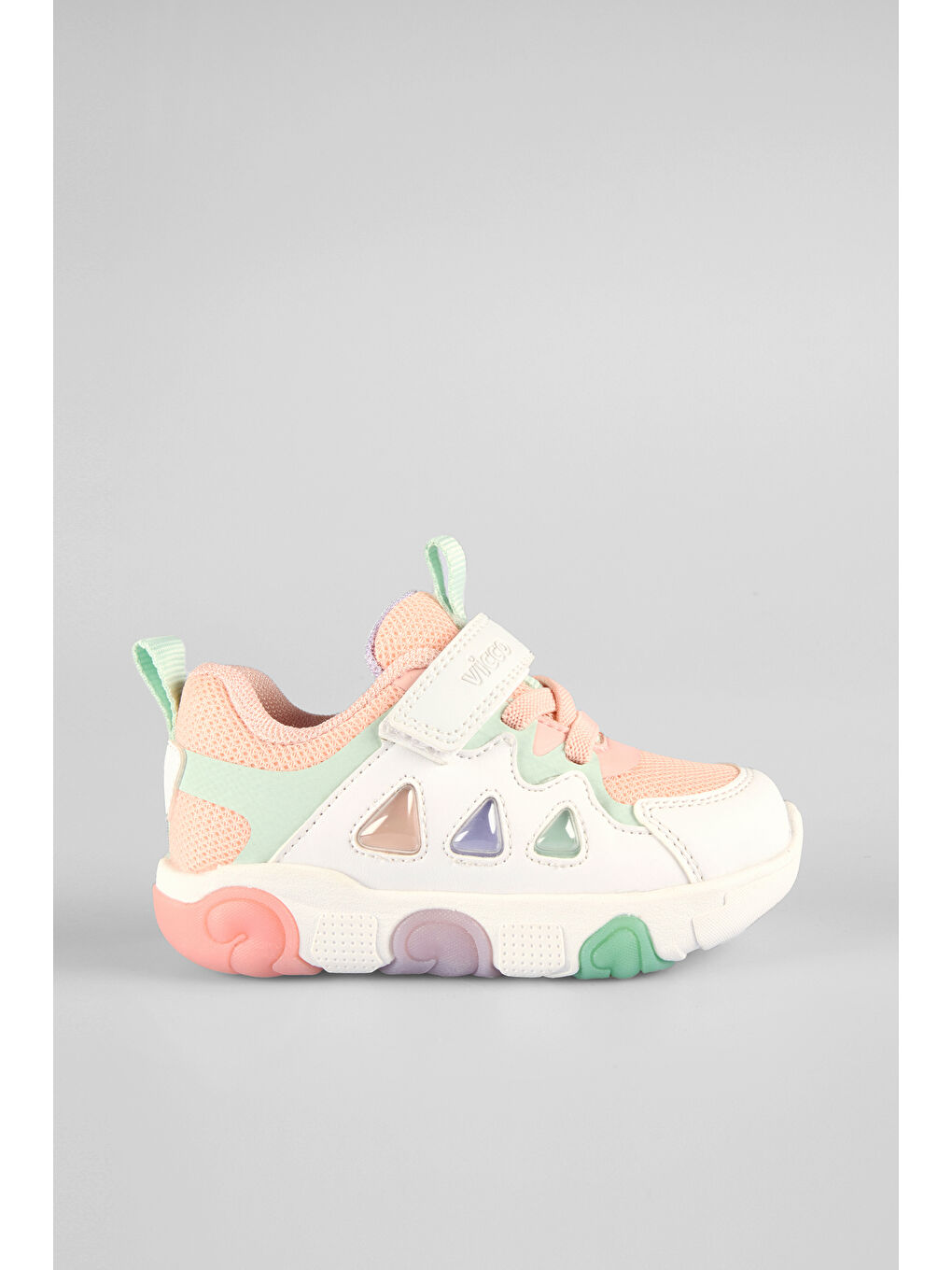 Pembe Phonex Işıklı Kız Okul Öncesi Pudra Spor Ayakkabı