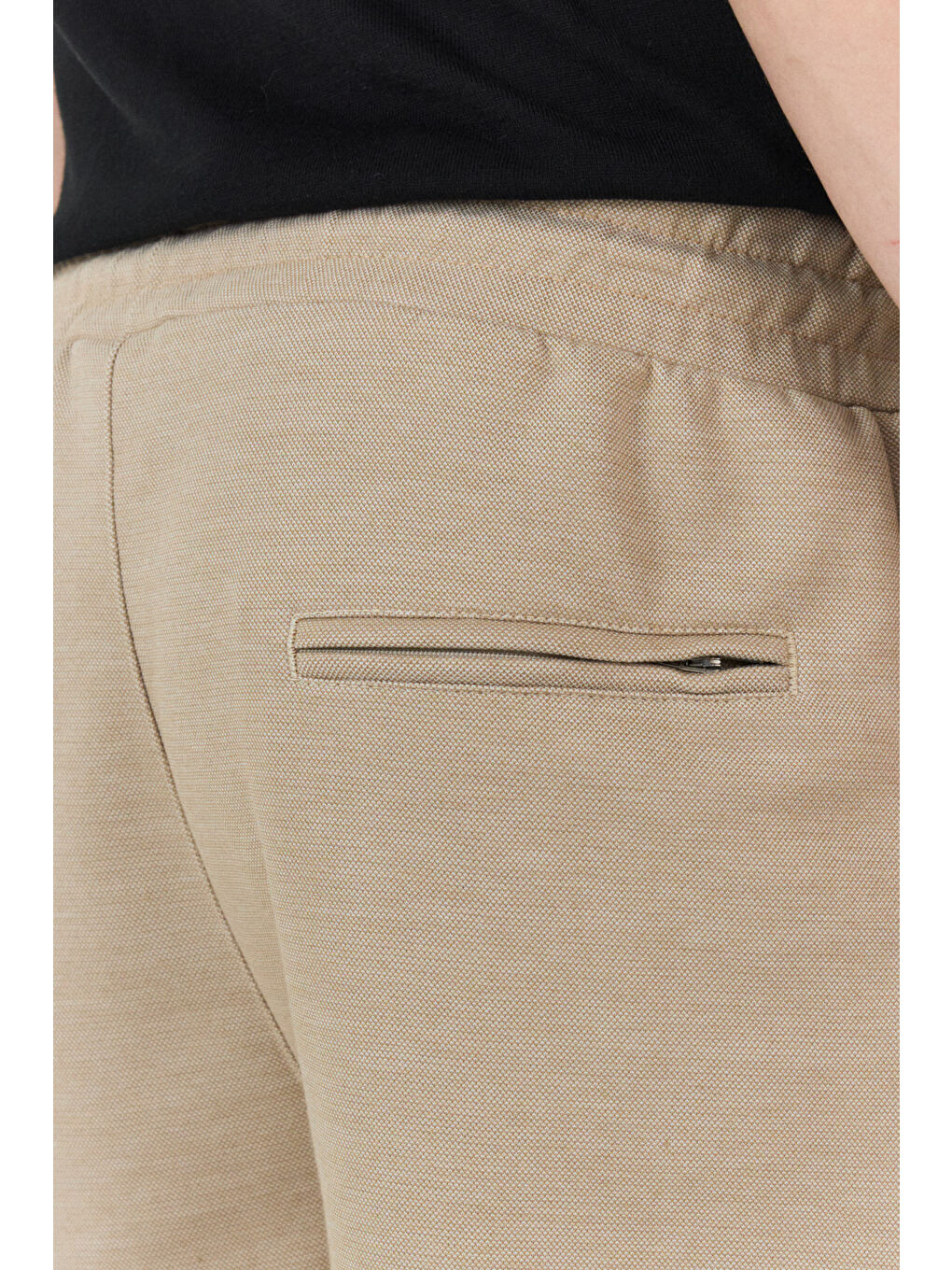 Bej Erkek Jogger Pantolon Rahat Kalıp Spor Günlük Jogger Pantolon 3520-3