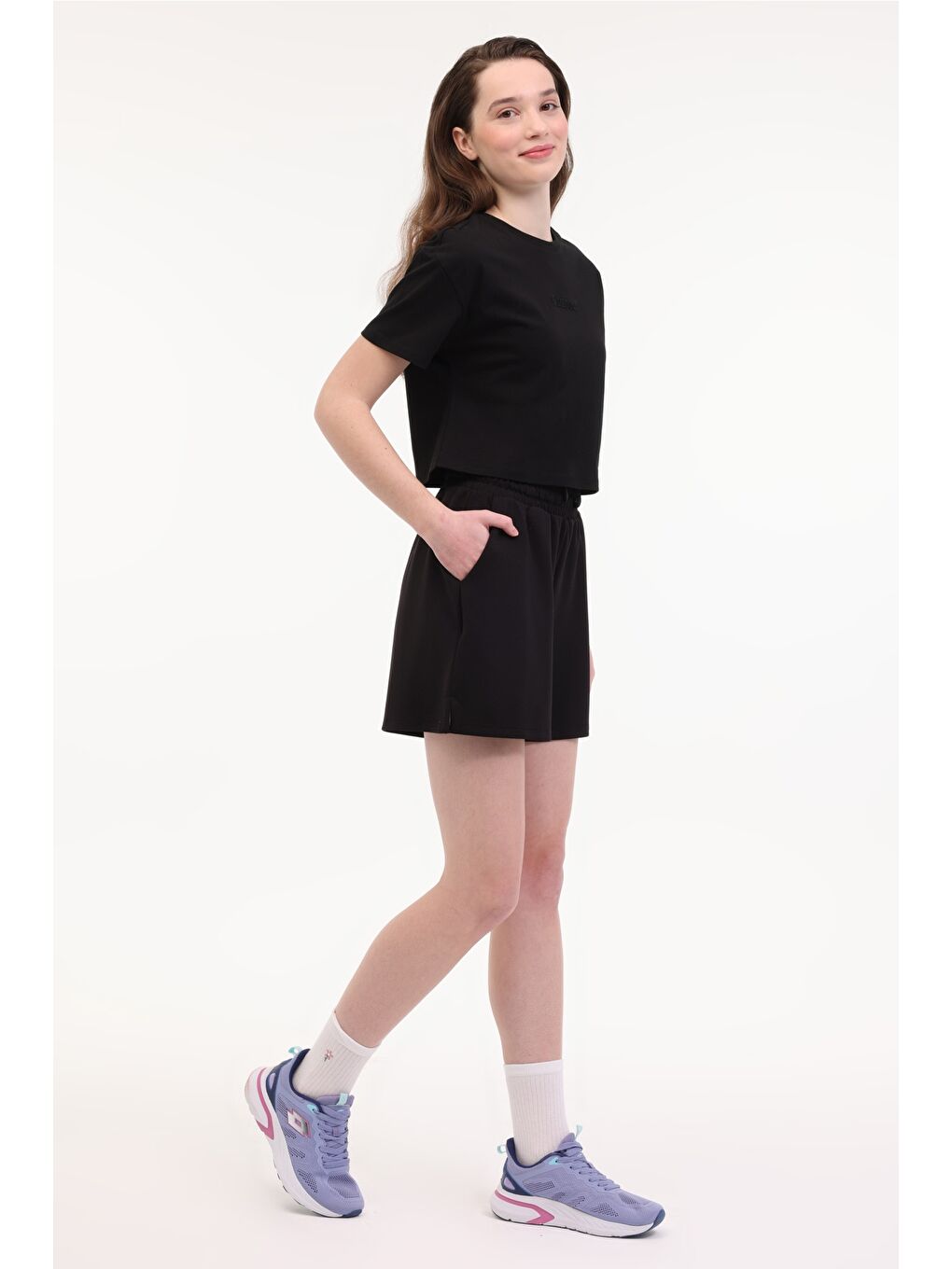 W-KEPY TEE 5FX Siyah Kadın Kısa Kol T-Shirt-2