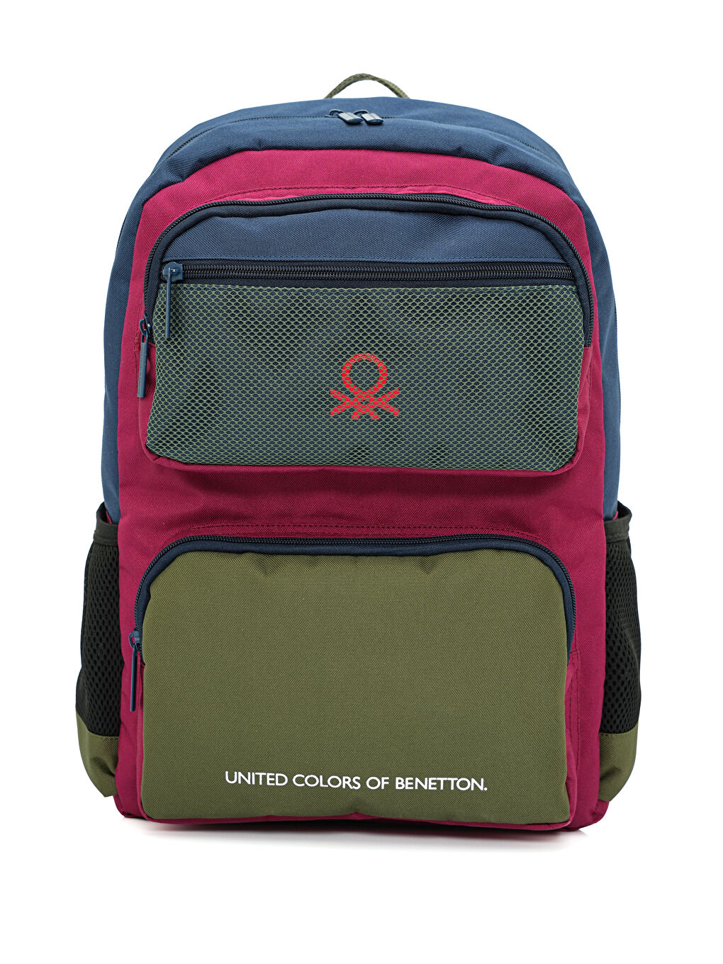 Lacivert Renk Bloklu Unisex Sırt Çantası 20898