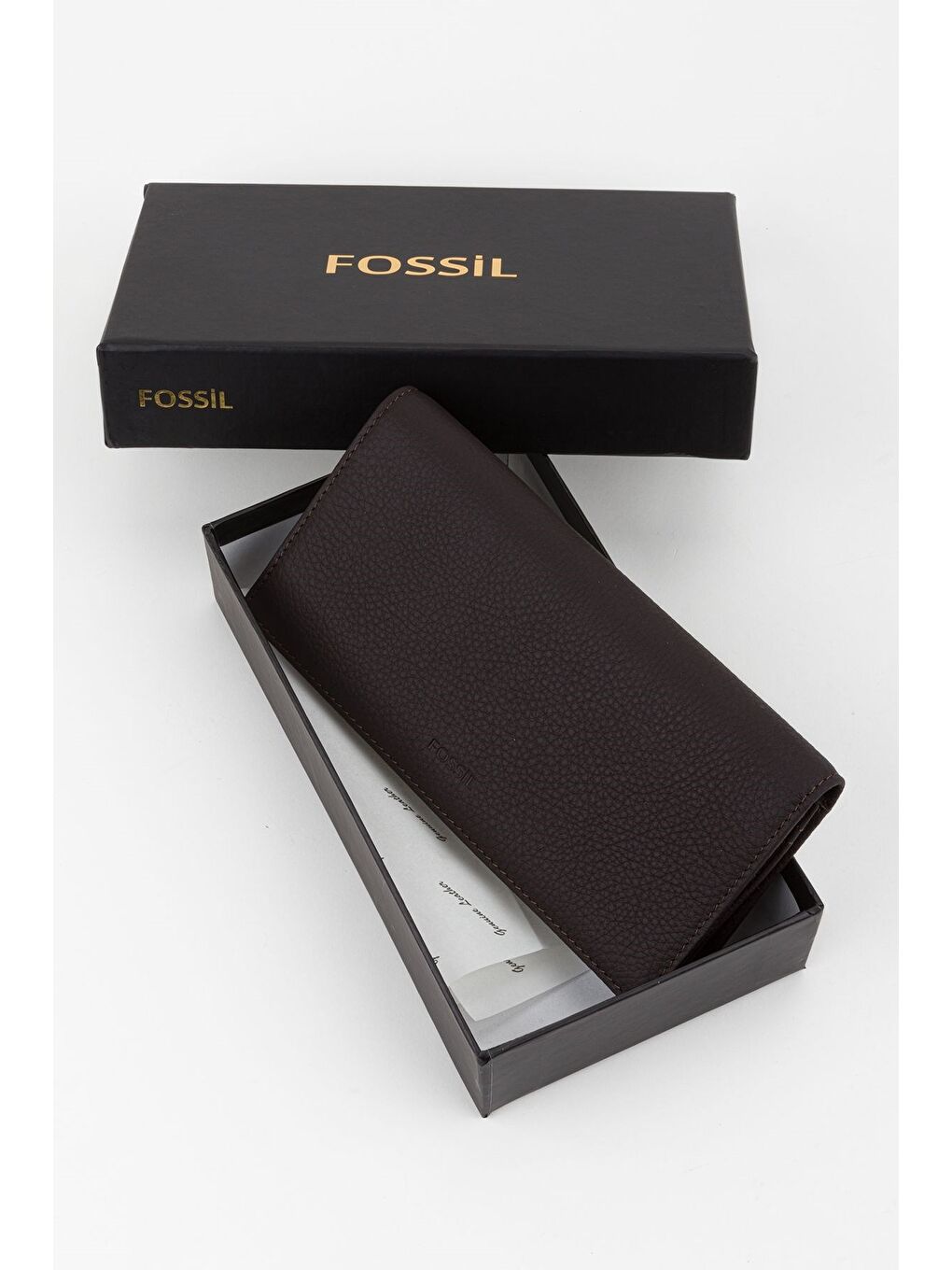 Kahverengi Kutulu Hakiki Deri Ekstra Kartlıklı Crayz Haki Unisex El Portföyü Kartlık Cüzdan-4