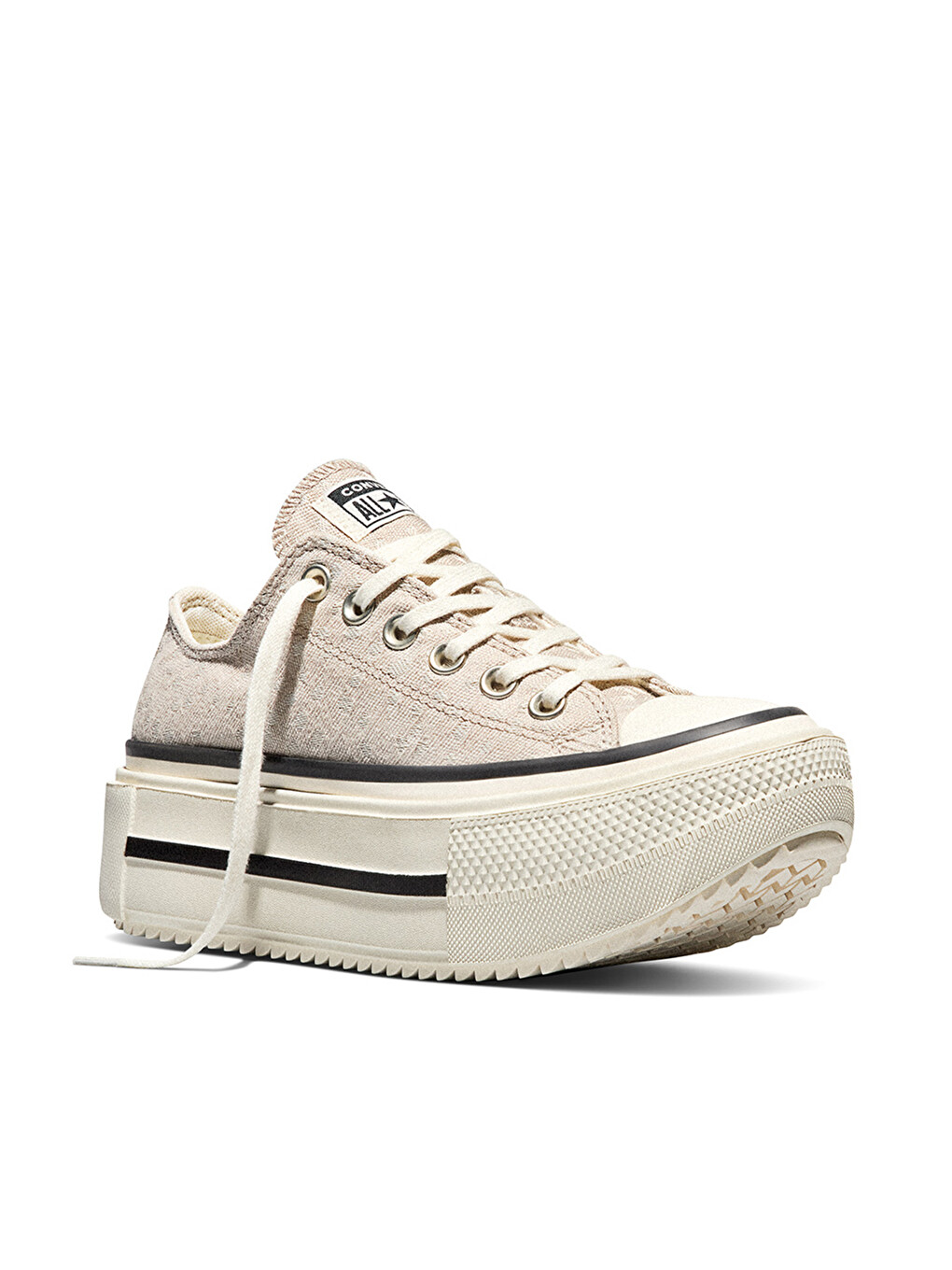Chuck Taylor All Star Lift Double Stack Pl Kadın Bej Sneaker-1