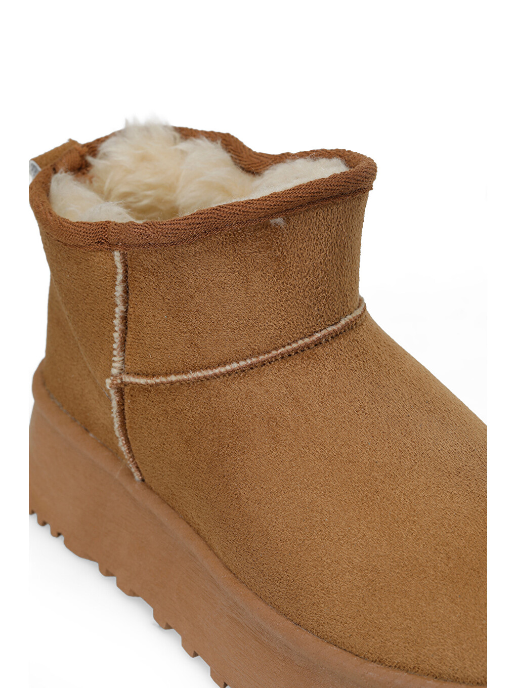 Kahverengi Neve W Taba Kadın Kar Botu-5