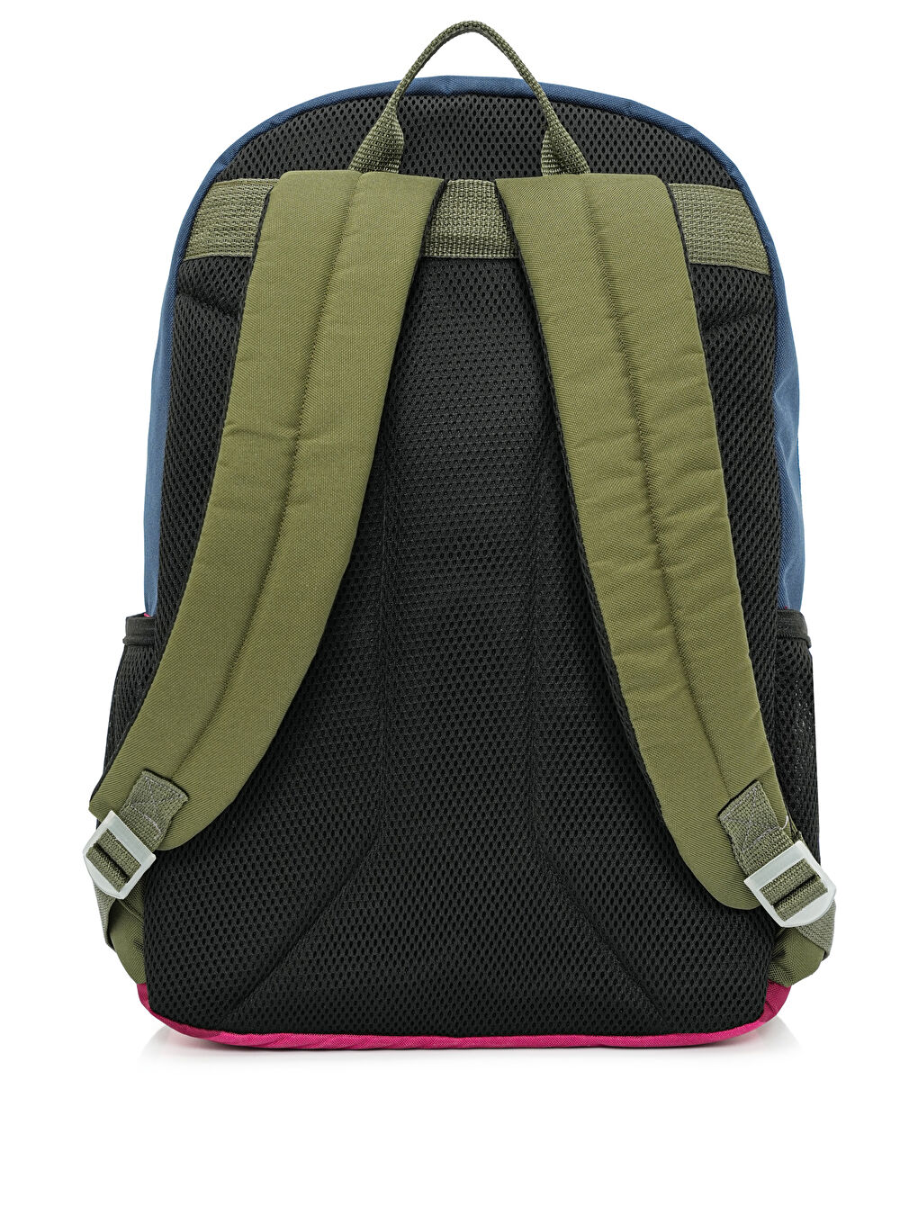 Lacivert Renk Bloklu Unisex Sırt Çantası 20898-6