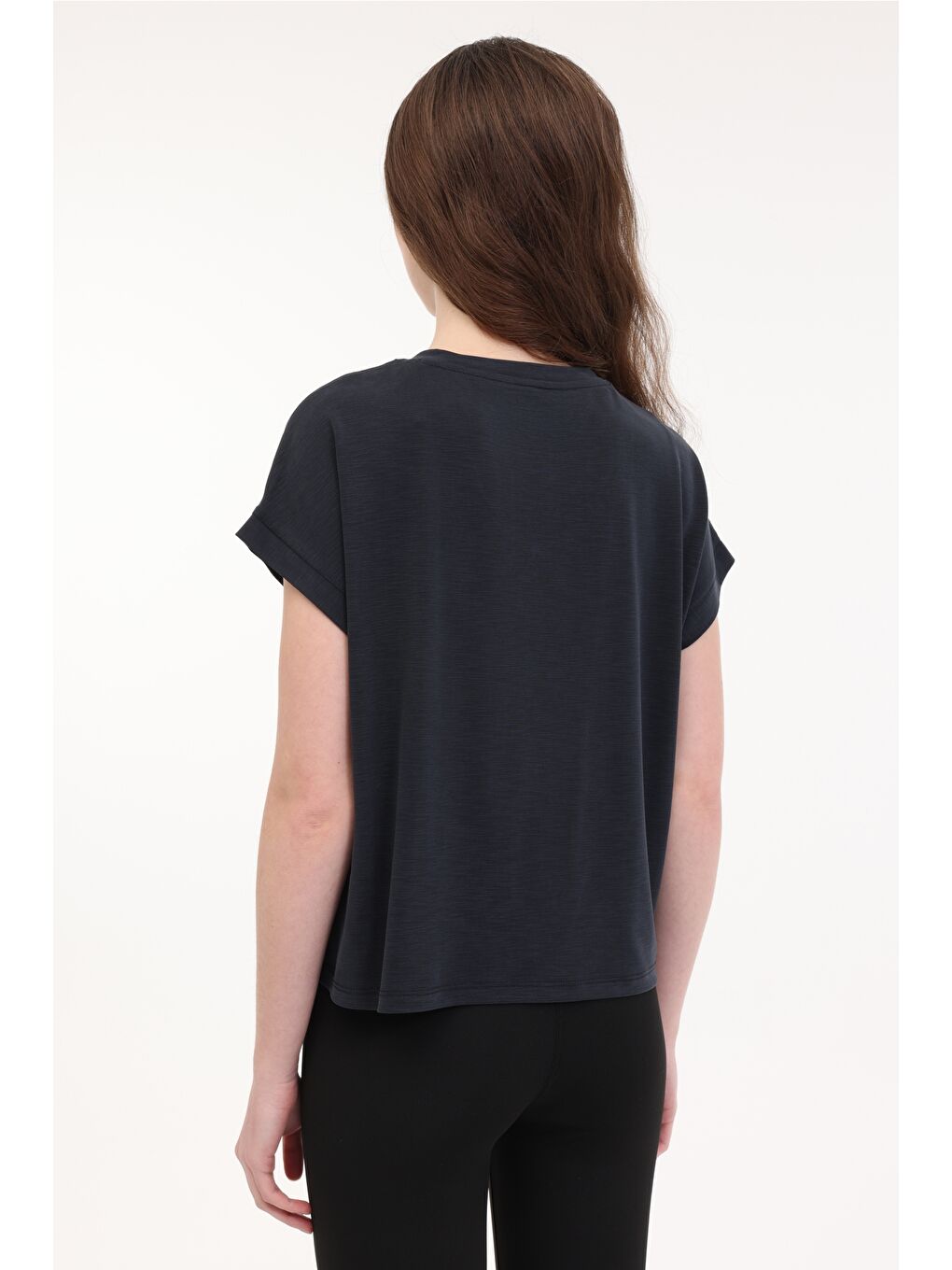 W-JOANNE TEE 5FX Siyah Kadın Kısa Kol T-Shirt-1