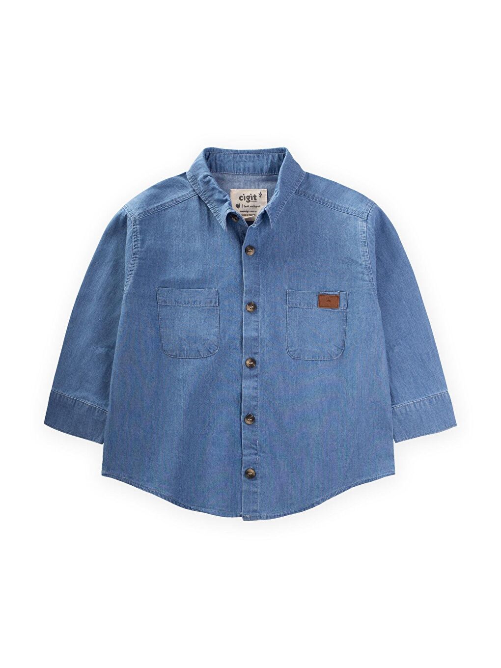 Jean Gömlek 2 8 Yaş Mavi