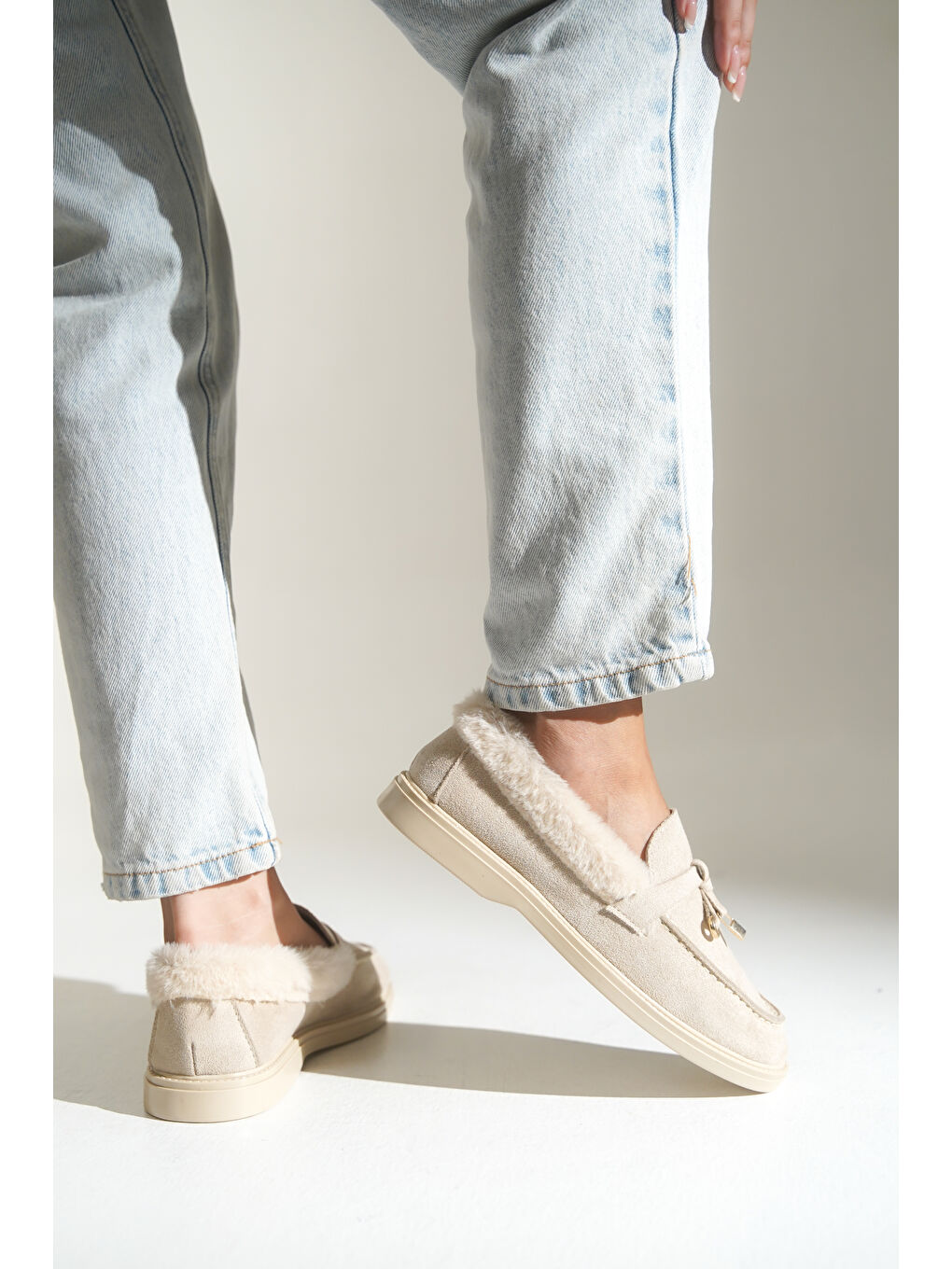 Bej Marleah Kadın Loafer-7