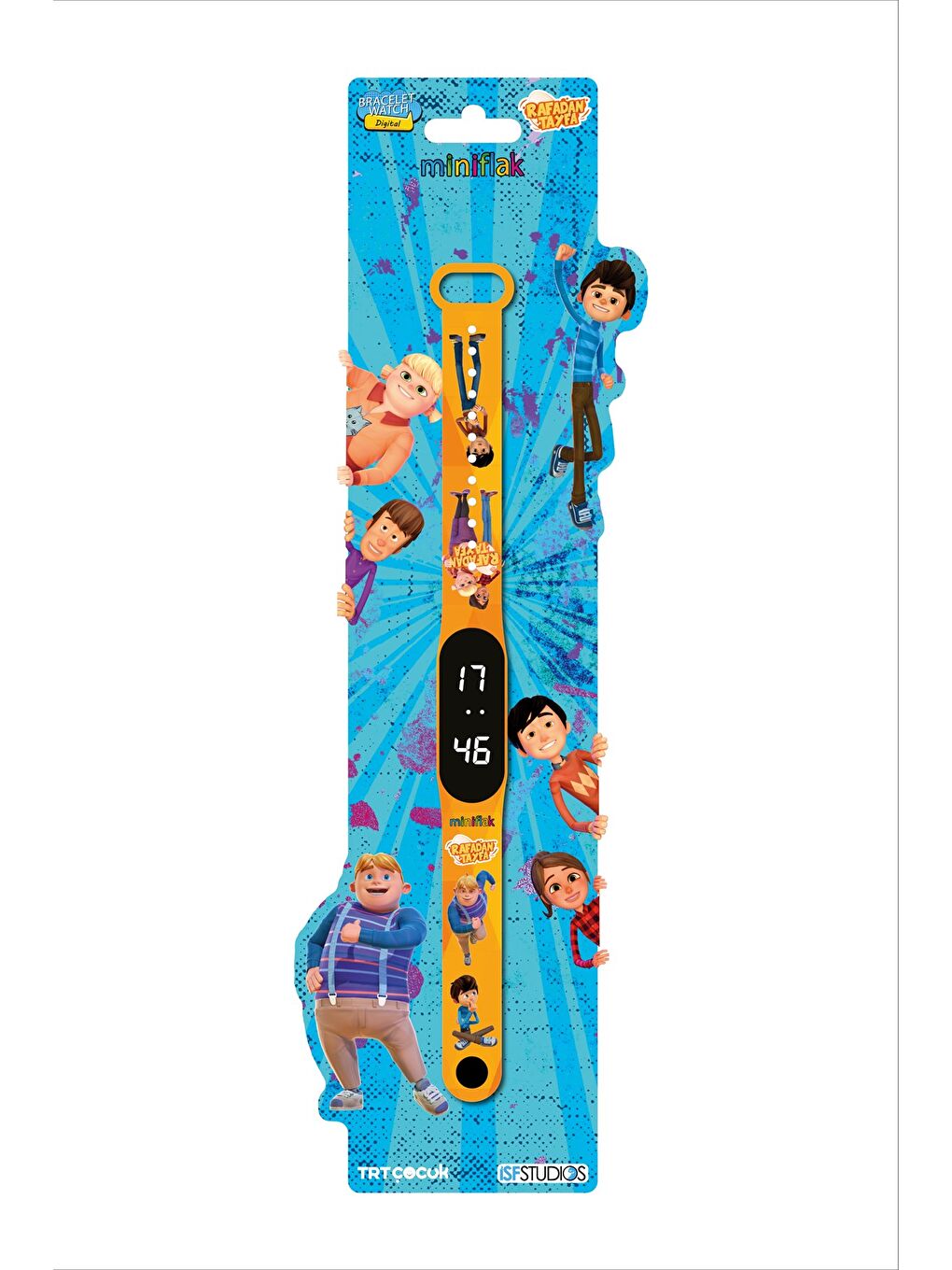 Rafadan Tayfa Lisanslı RF6001 Sarı Bileklik Led Çocuk Saati