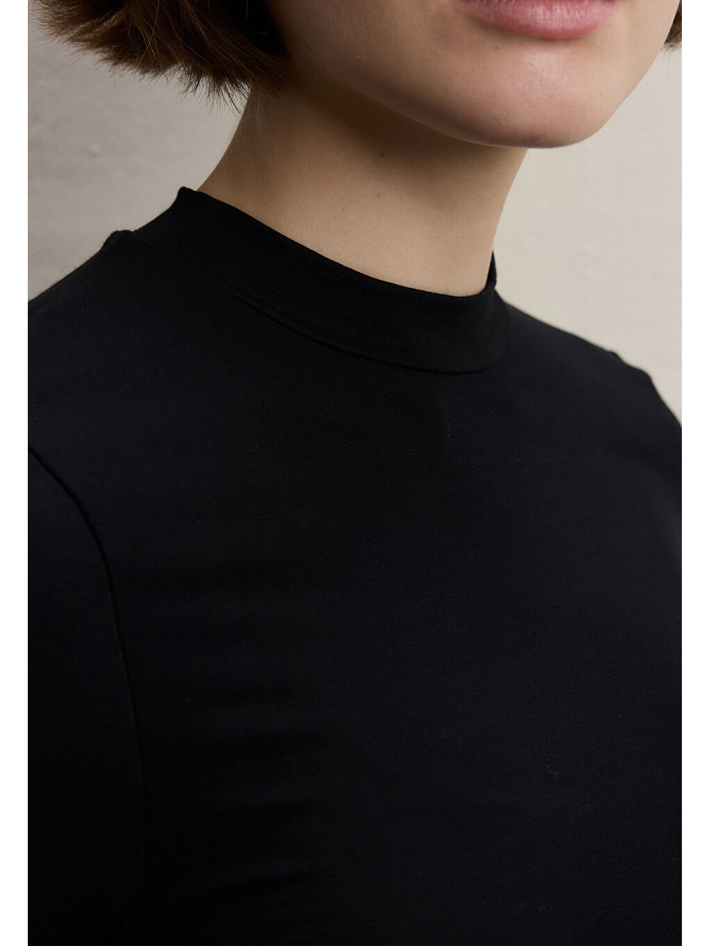 Uzun Kol Bambu Body Siyah-3