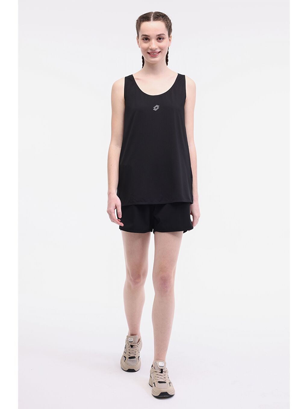 W-FIORE TANK 5FX Siyah Kadın Atlet-2