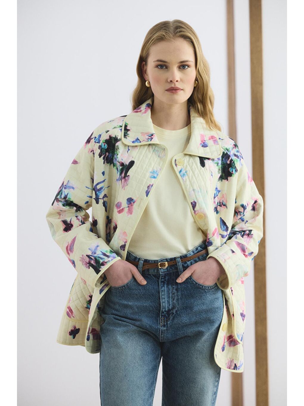 Kahverengi Gold Tokalı Ayarlanabilir İnce Kemer Taba-1