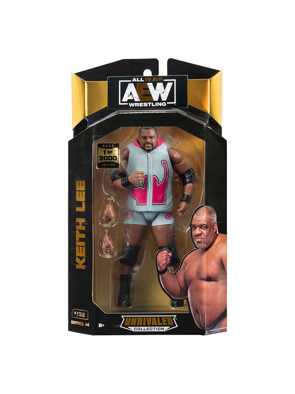 AEW Karakterleri Model Aksiyon Figürler S14 Keith Lee 132-4