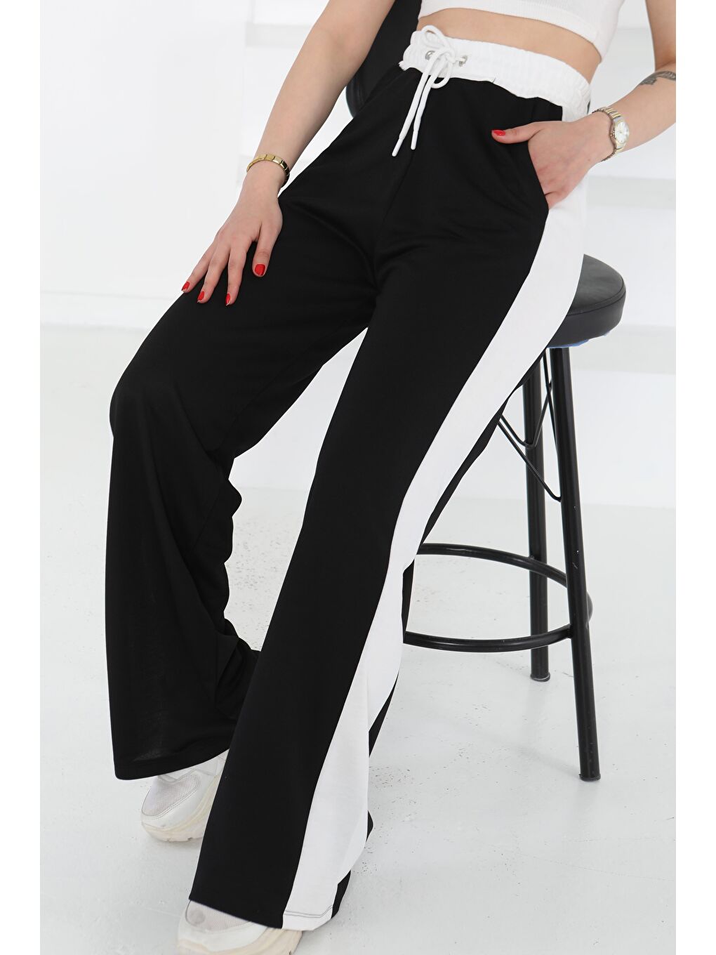 Garnili Bol Pantolon Siyah - 27137