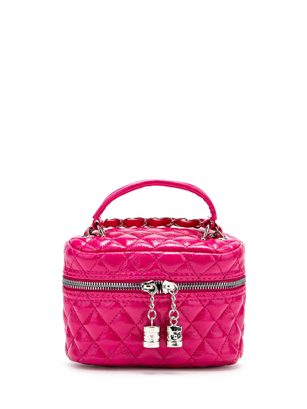 Suni Deri Almira Kadın Çapraz Çanta Fuşya-1