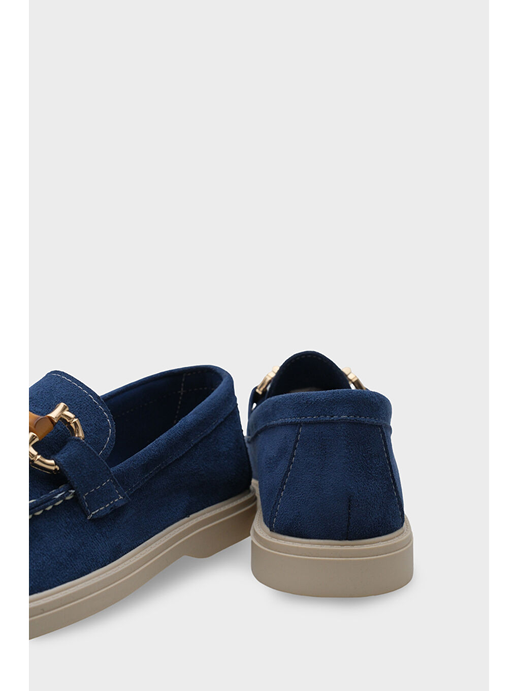 Lacivert Pauline Tokalı Kadın Loafer-3