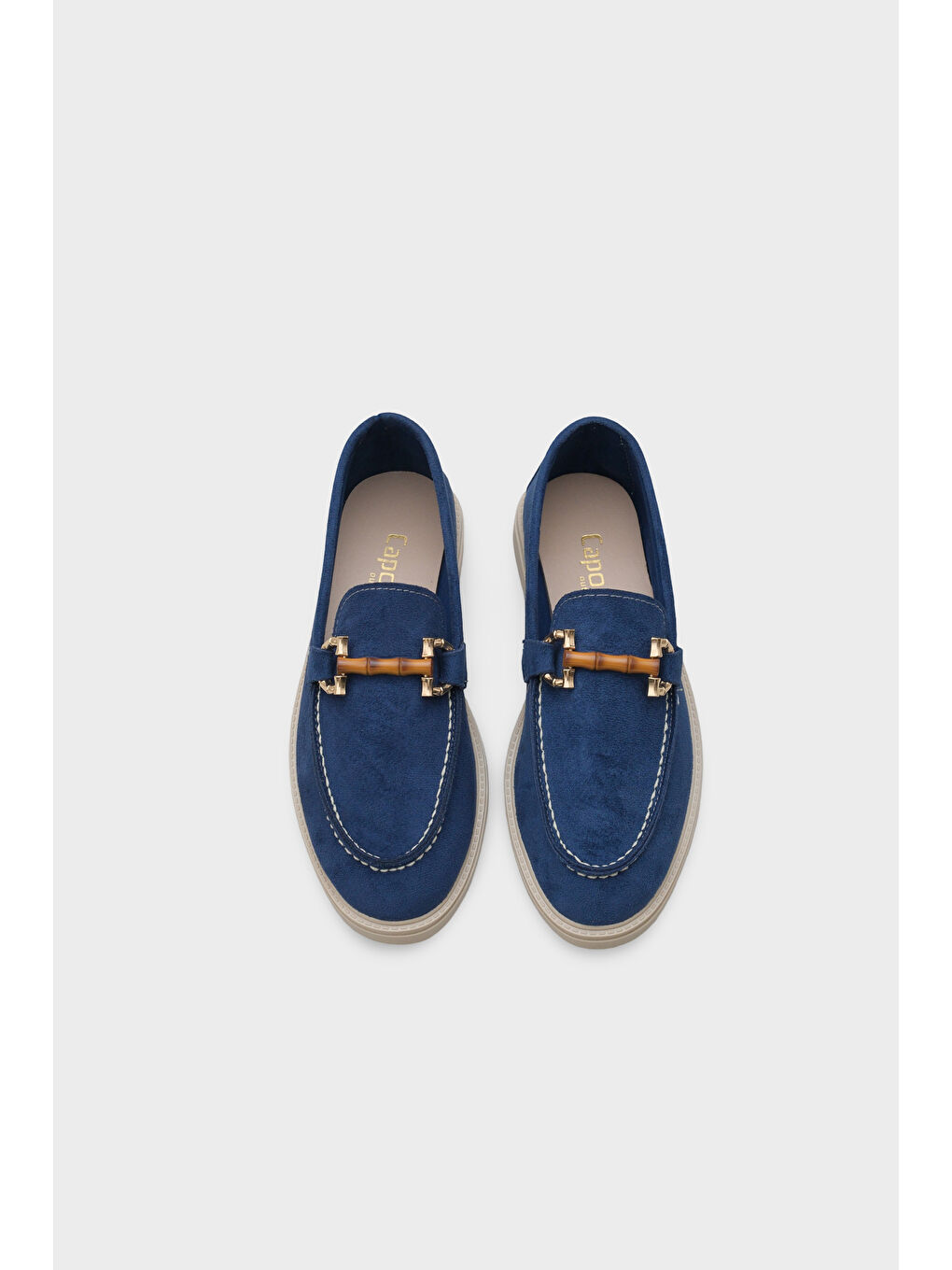Lacivert Pauline Tokalı Kadın Loafer-5