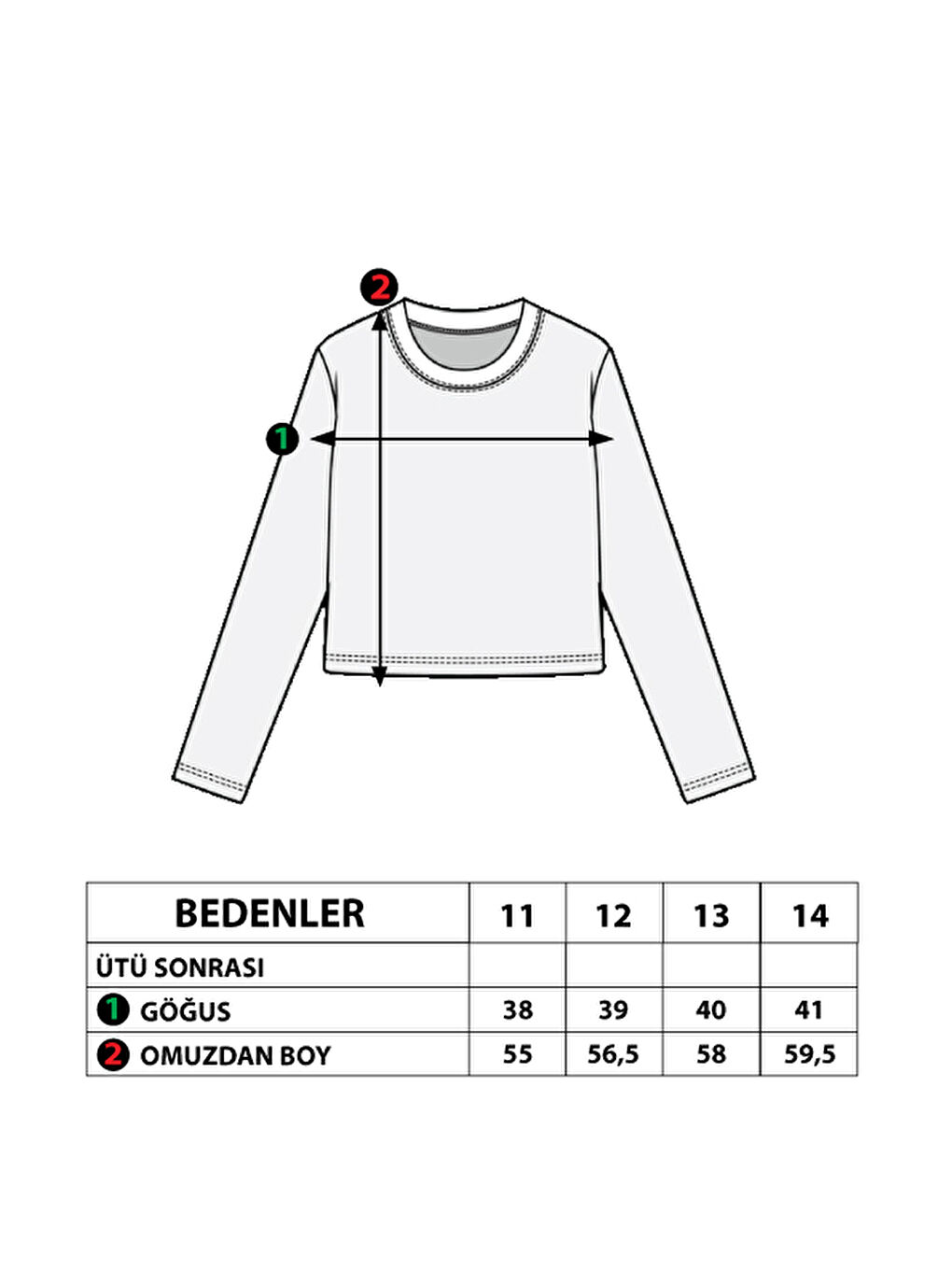 Kırmızı Kız Çocuk Nakışlı Balıkçı Yaka Okul Tişörtü-1